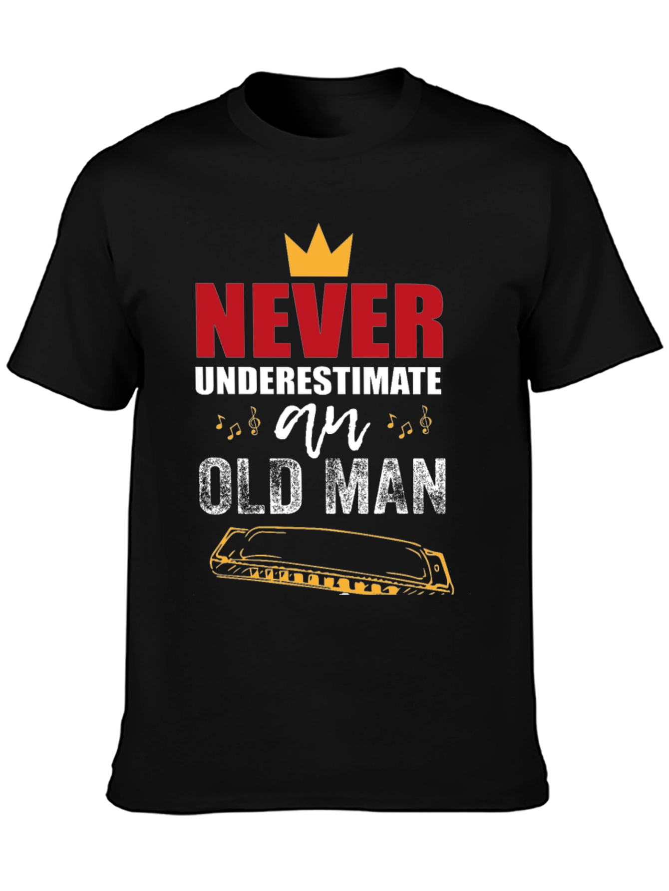 Never Underestimate an Old Man T-Shirt