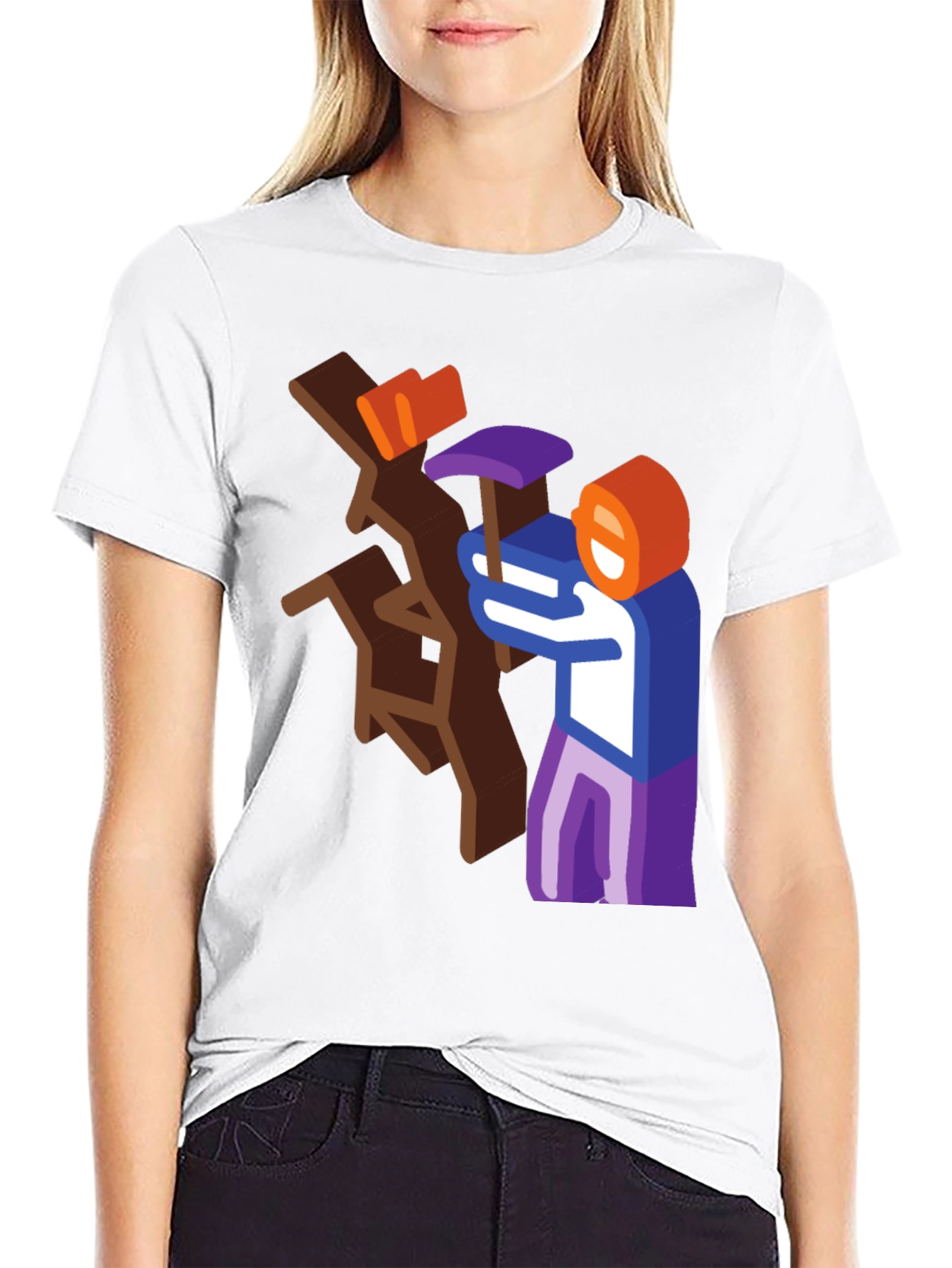 Abstract Isometric Icon T-Shirt
