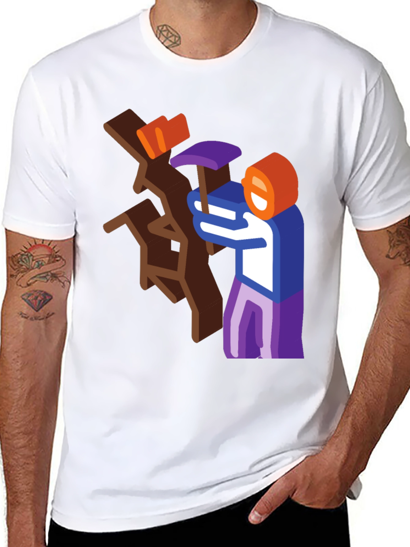 Abstract Isometric Icon T-Shirt