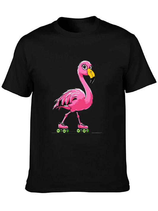 Flamingo Roller Skate T-Shirt