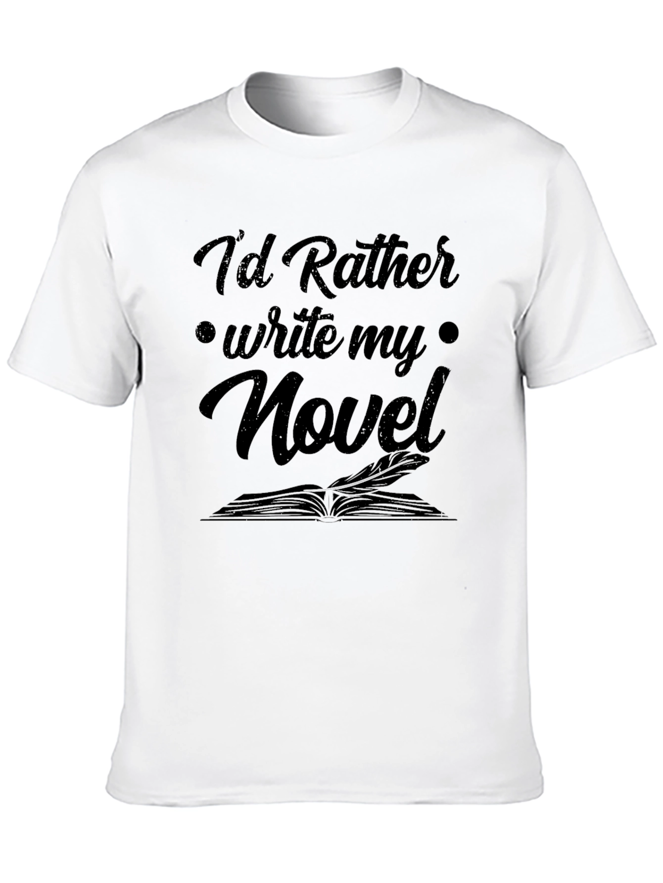 Writer Novel Black T-Shirt
