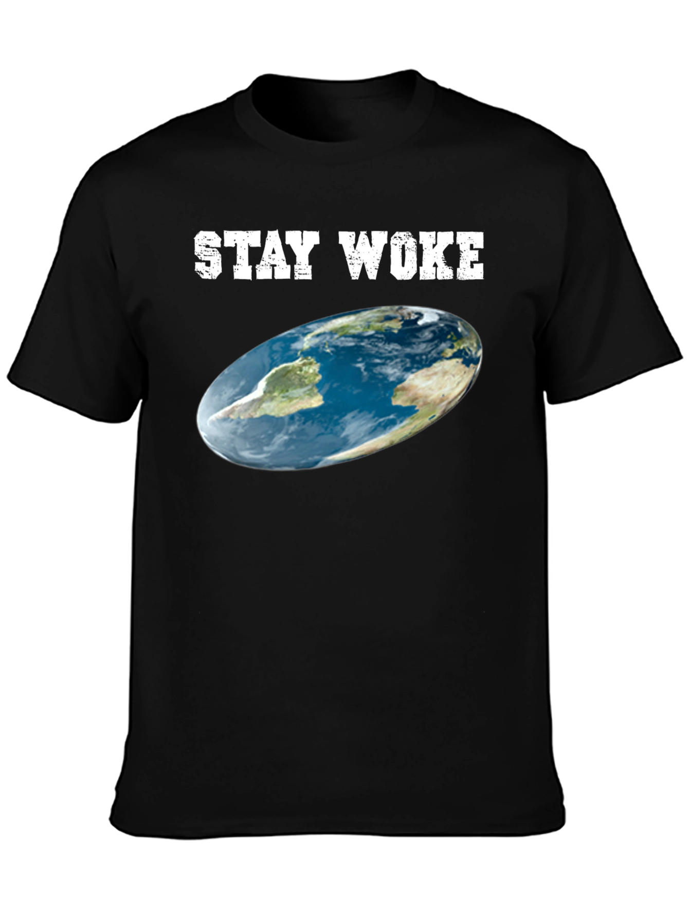 Stay Woke Flat Earth T-Shirt