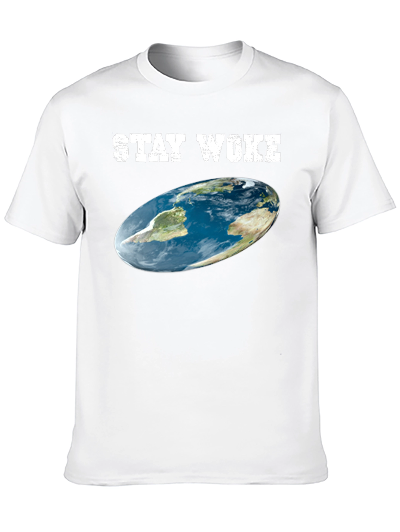 Stay Woke Flat Earth T-Shirt