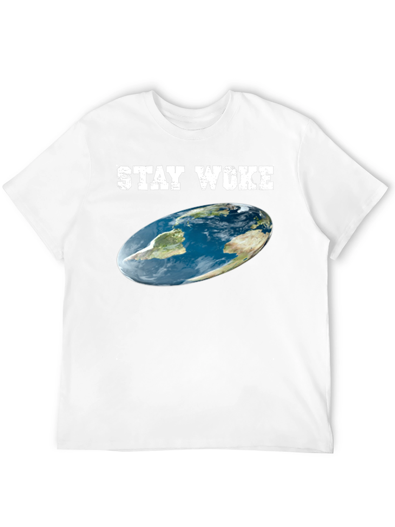 Stay Woke Flat Earth T-Shirt