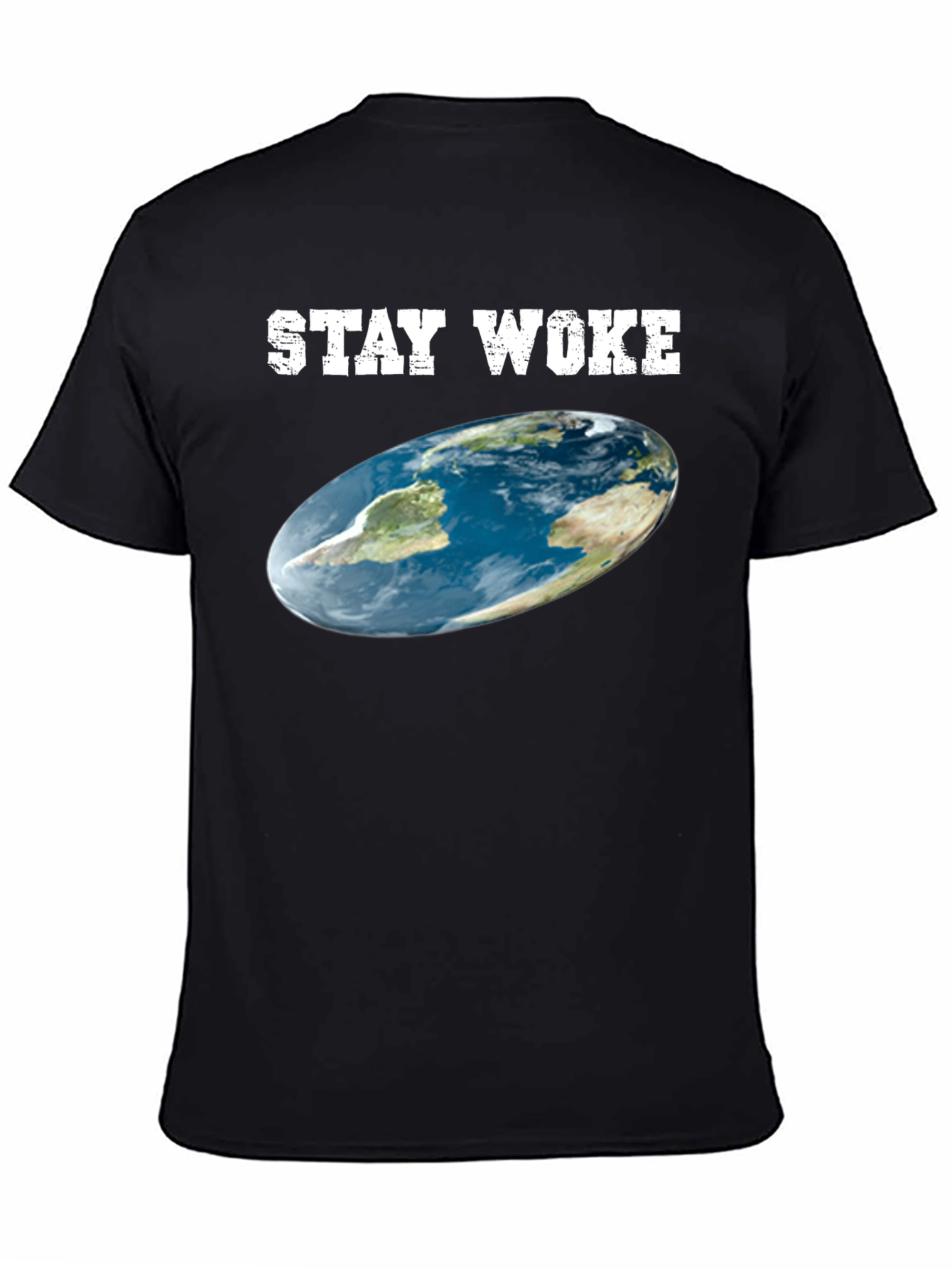 Stay Woke Flat Earth T-Shirt