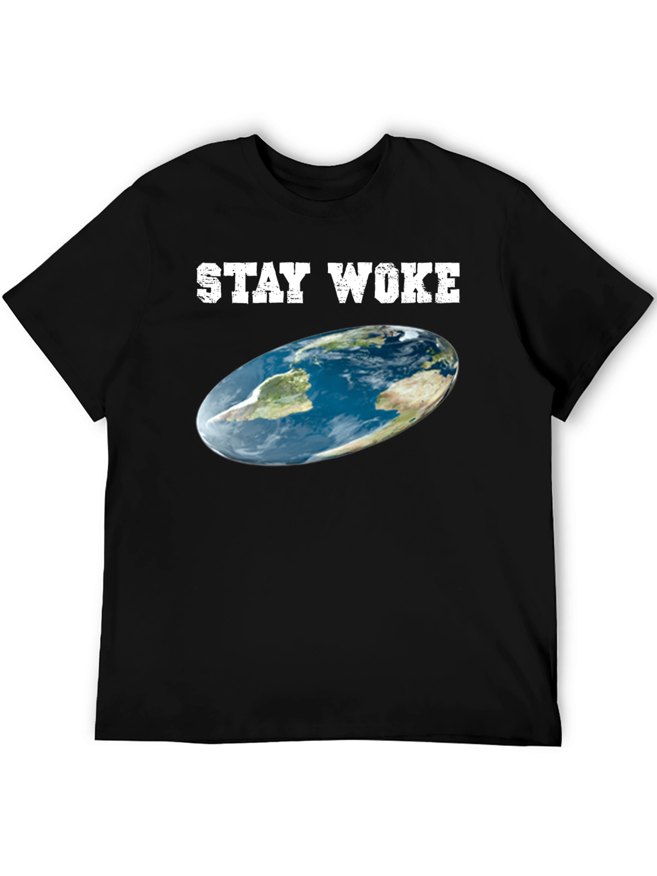 Stay Woke Flat Earth T-Shirt