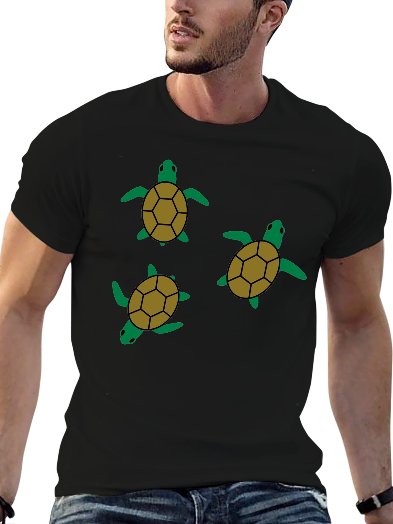 Turtle Graphic Tee - Stylish Casual Wear