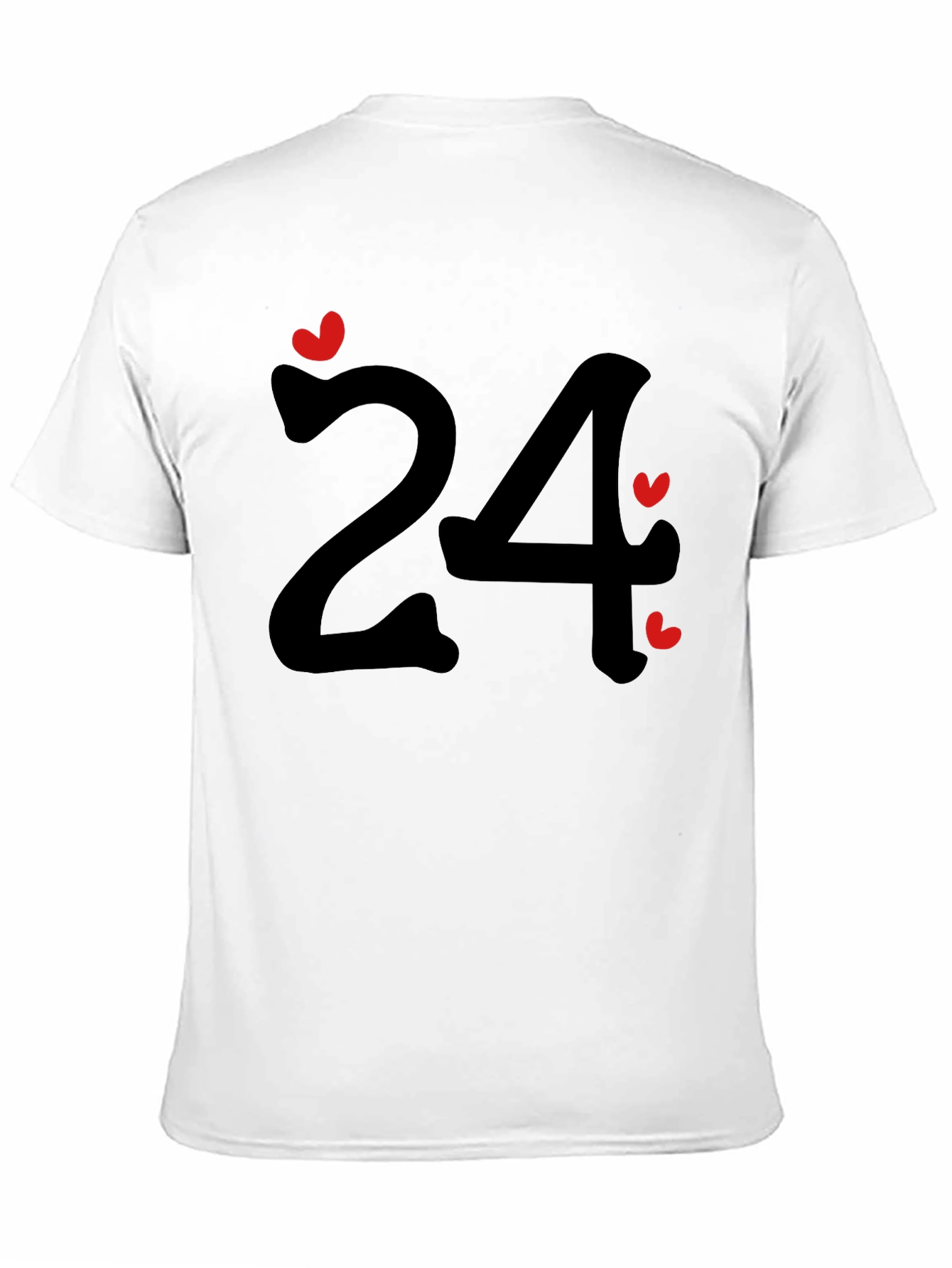 Number 24 with Hearts Tee