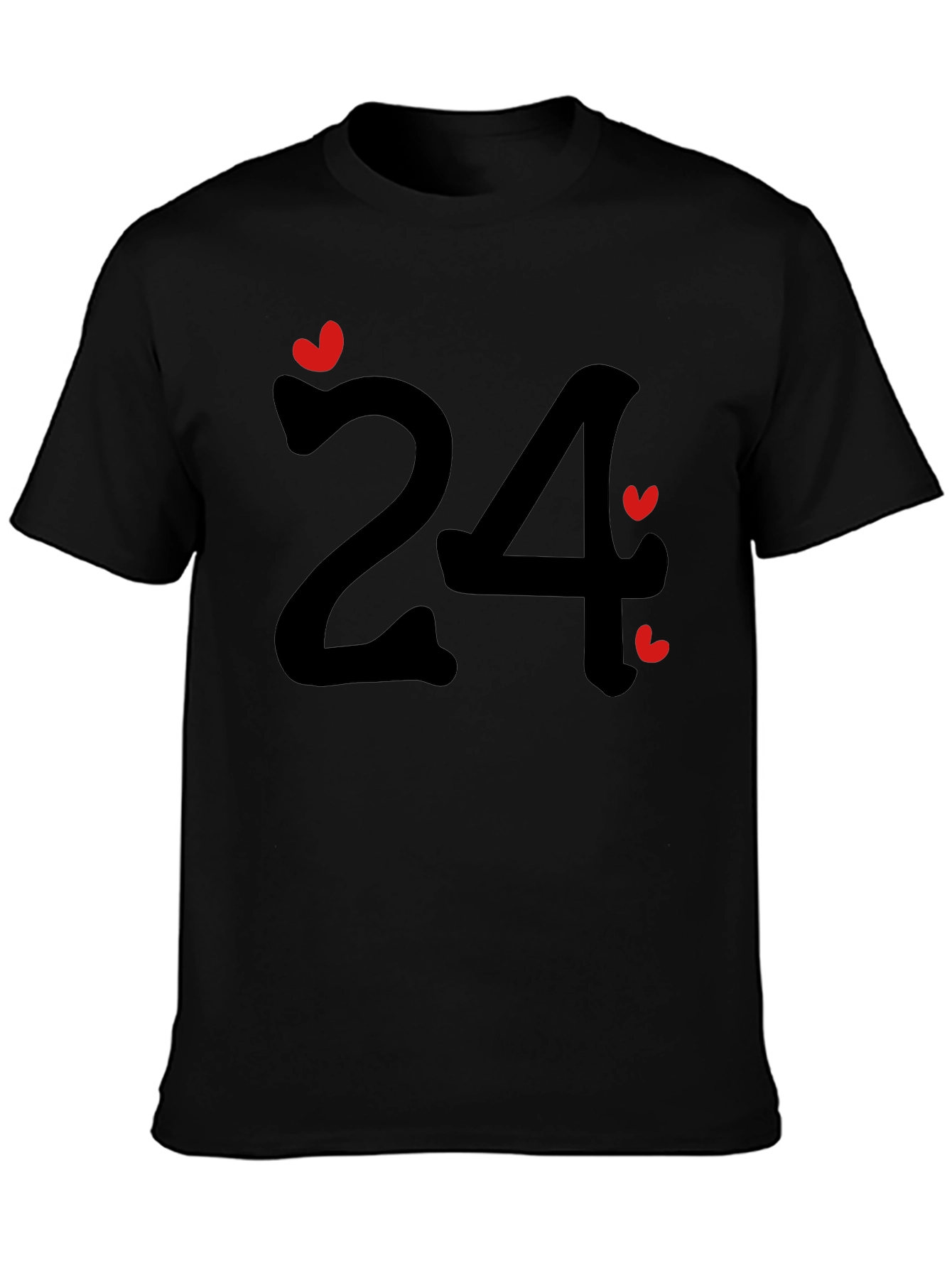 Number 24 with Hearts Tee