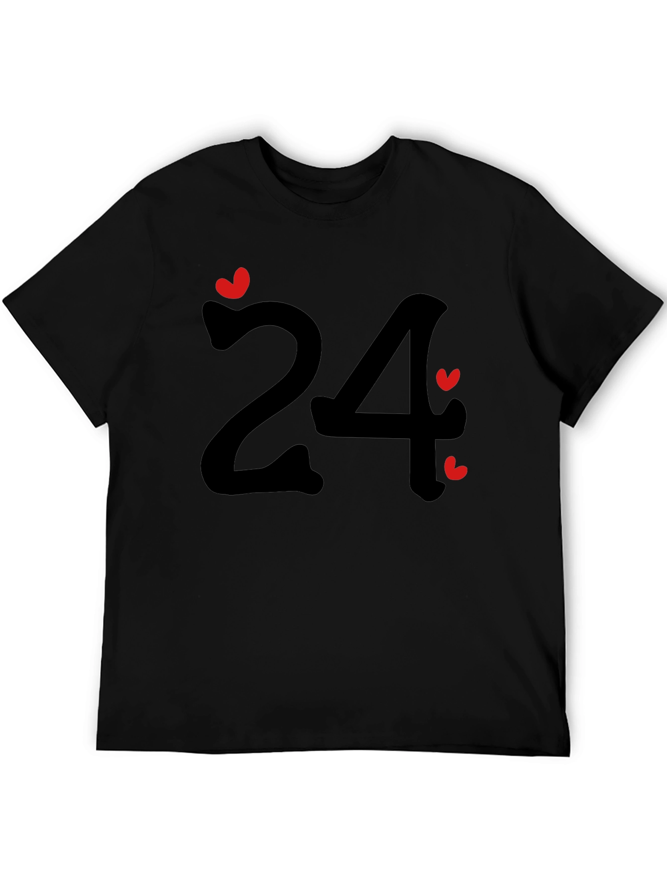 Number 24 with Hearts Tee