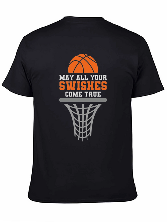 Basketball Swishes T-Shirt - Make Your Dreams Come True