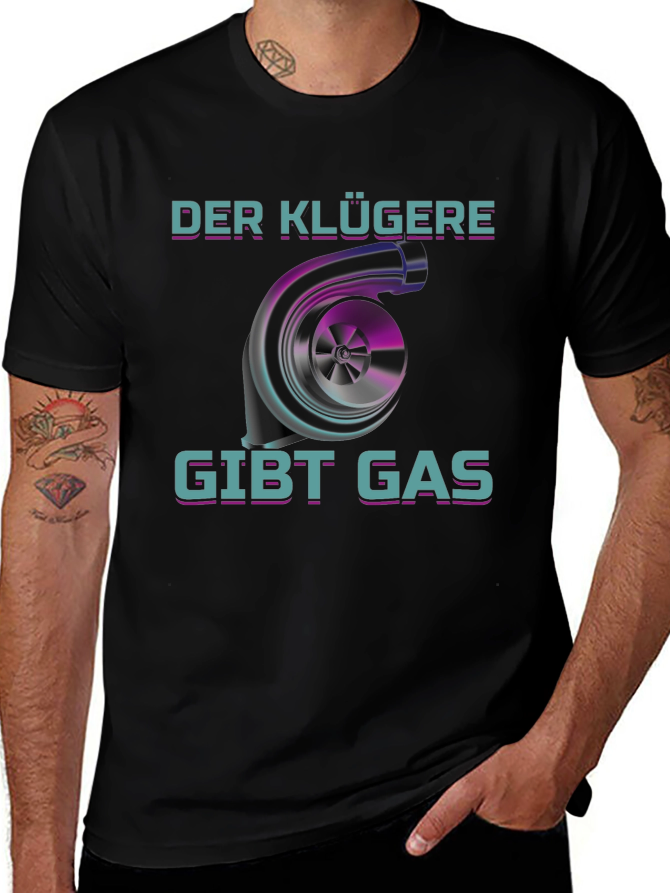Der Klügere Gibt Gas T-Shirt