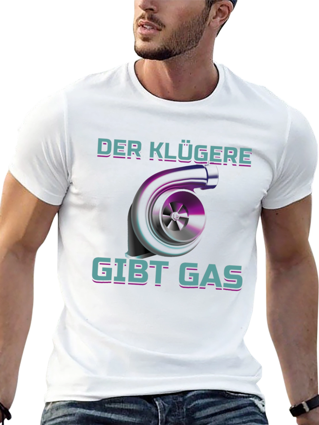 Der Klügere Gibt Gas T-Shirt