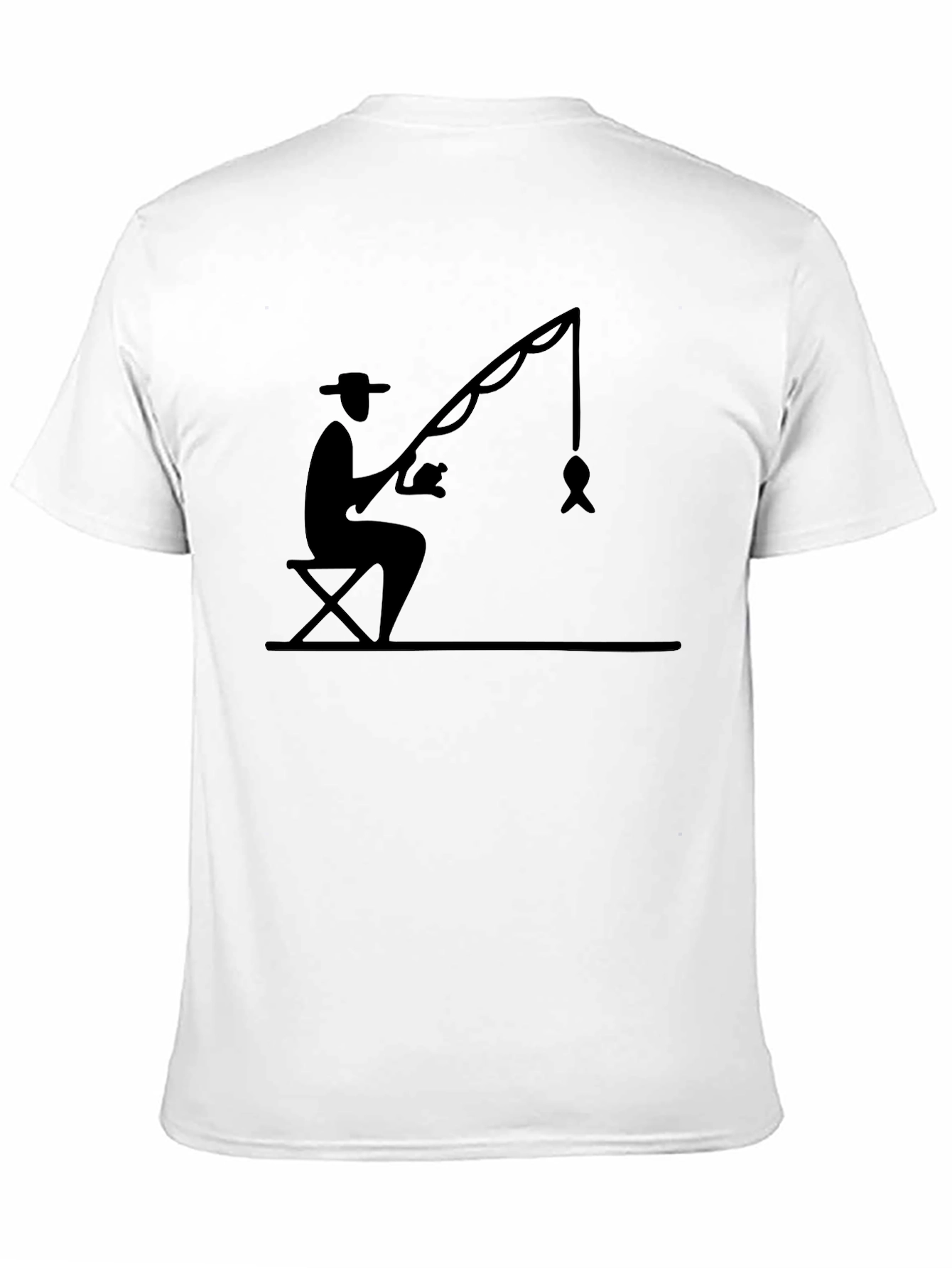 Fisherman Graphic Tee - Relaxed Style