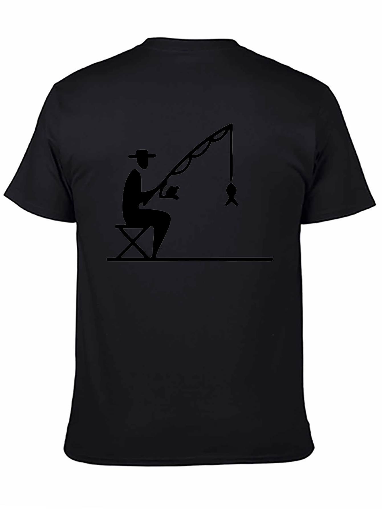 Fisherman Graphic Tee - Relaxed Style