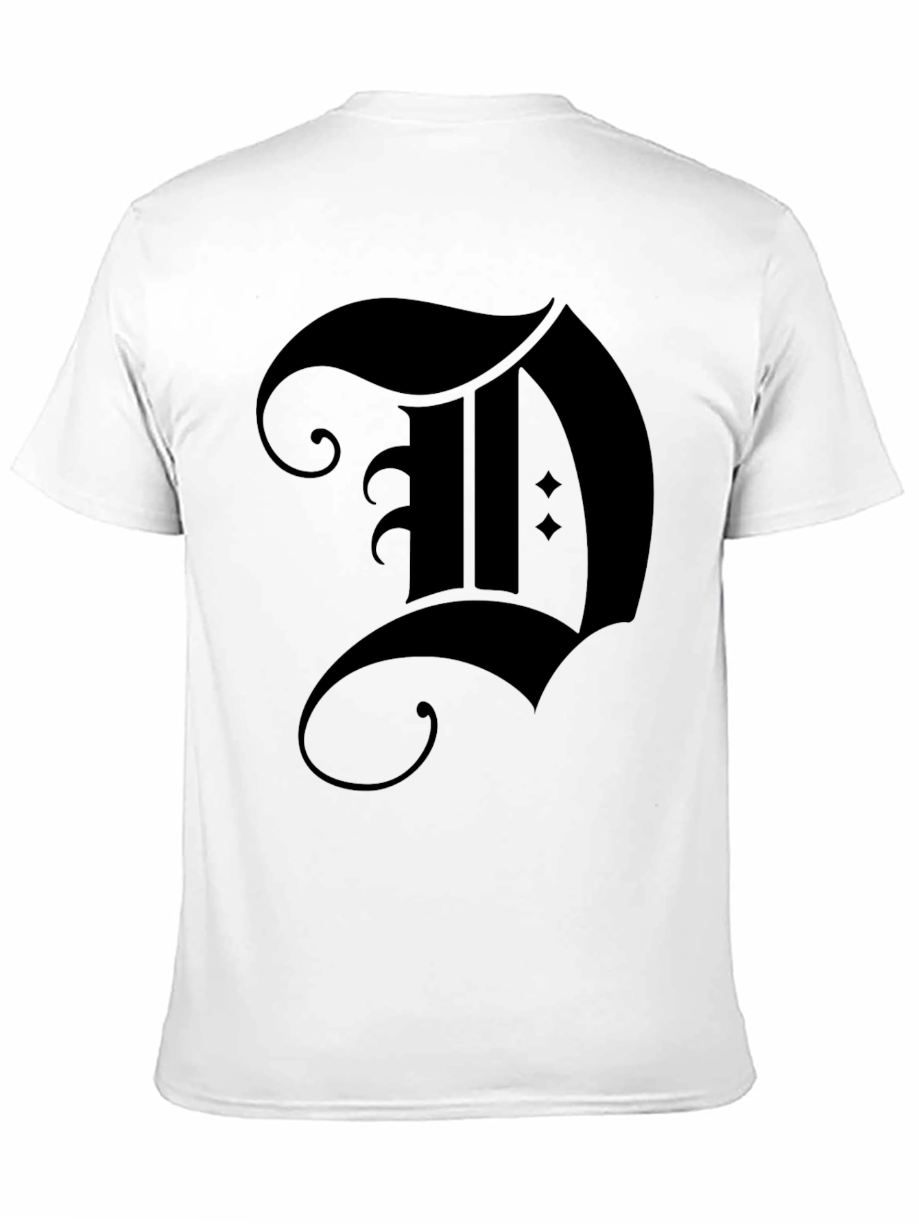 Gothic D Black Graphic Tee