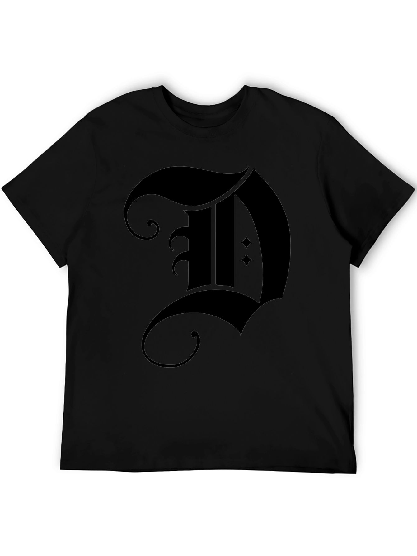 Gothic D Black Graphic Tee