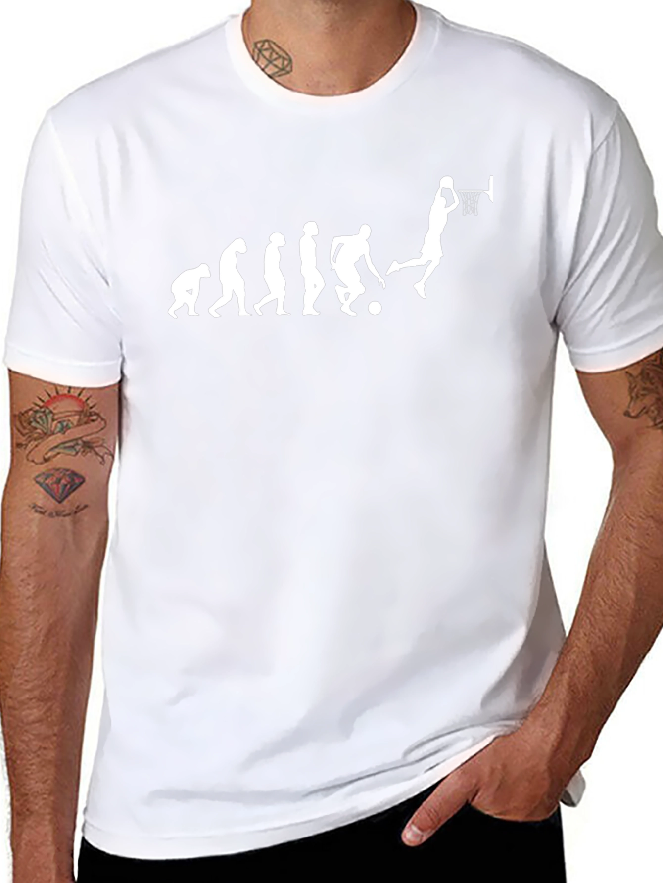 Basketball Evolution T-Shirt - Funny Graphic Tee