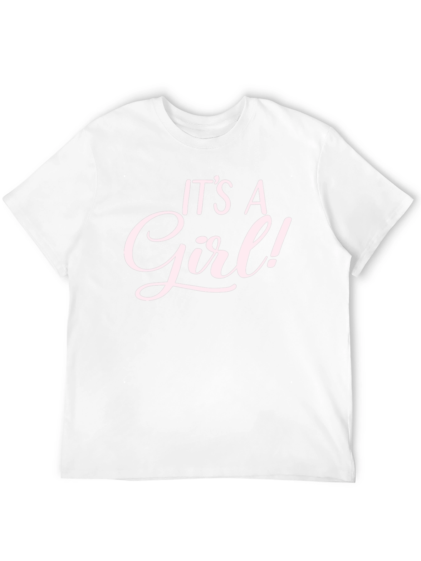 Its a Girl! Baby Shower Tee - Black