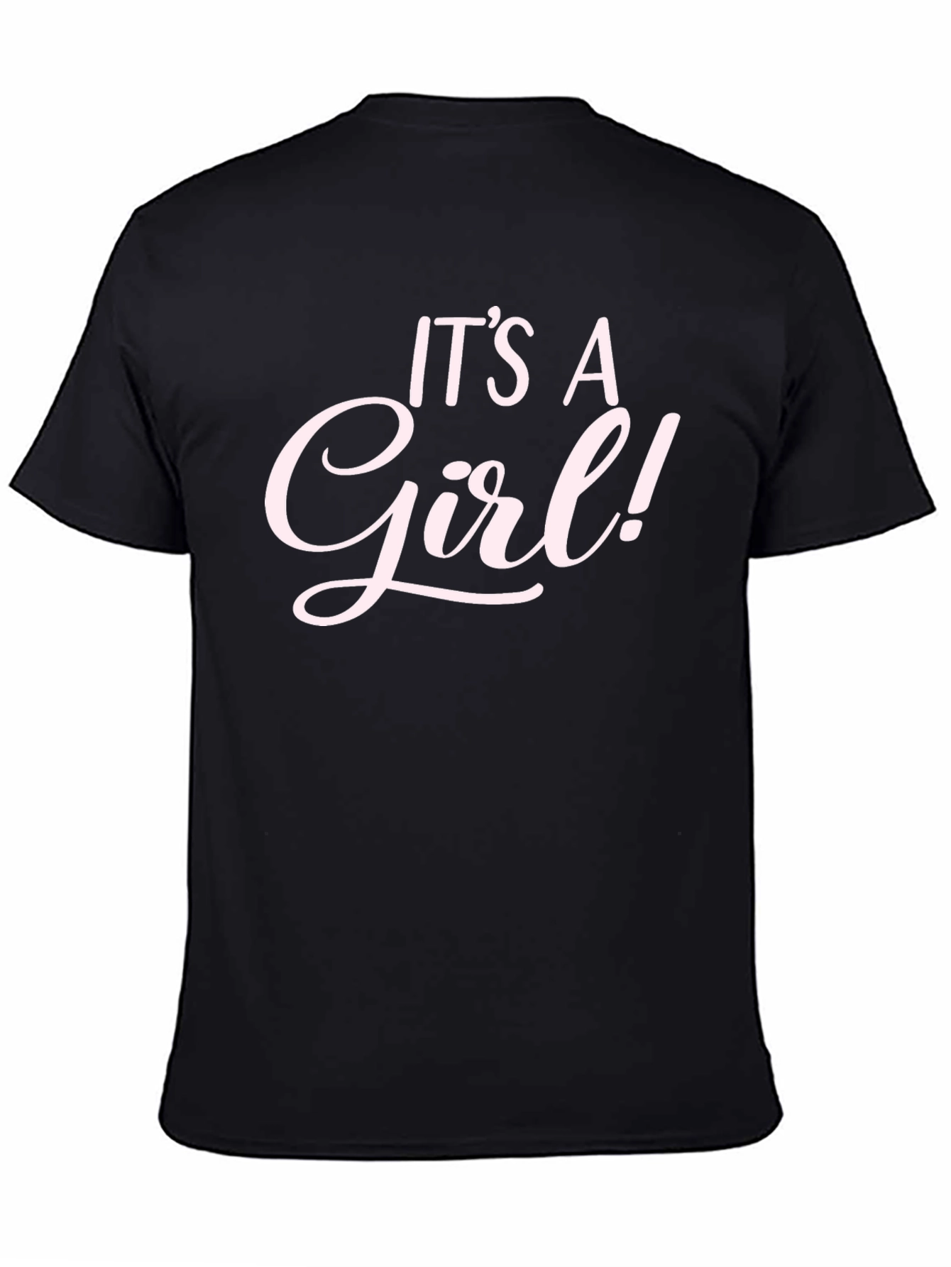 Its a Girl! Baby Shower Tee - Black