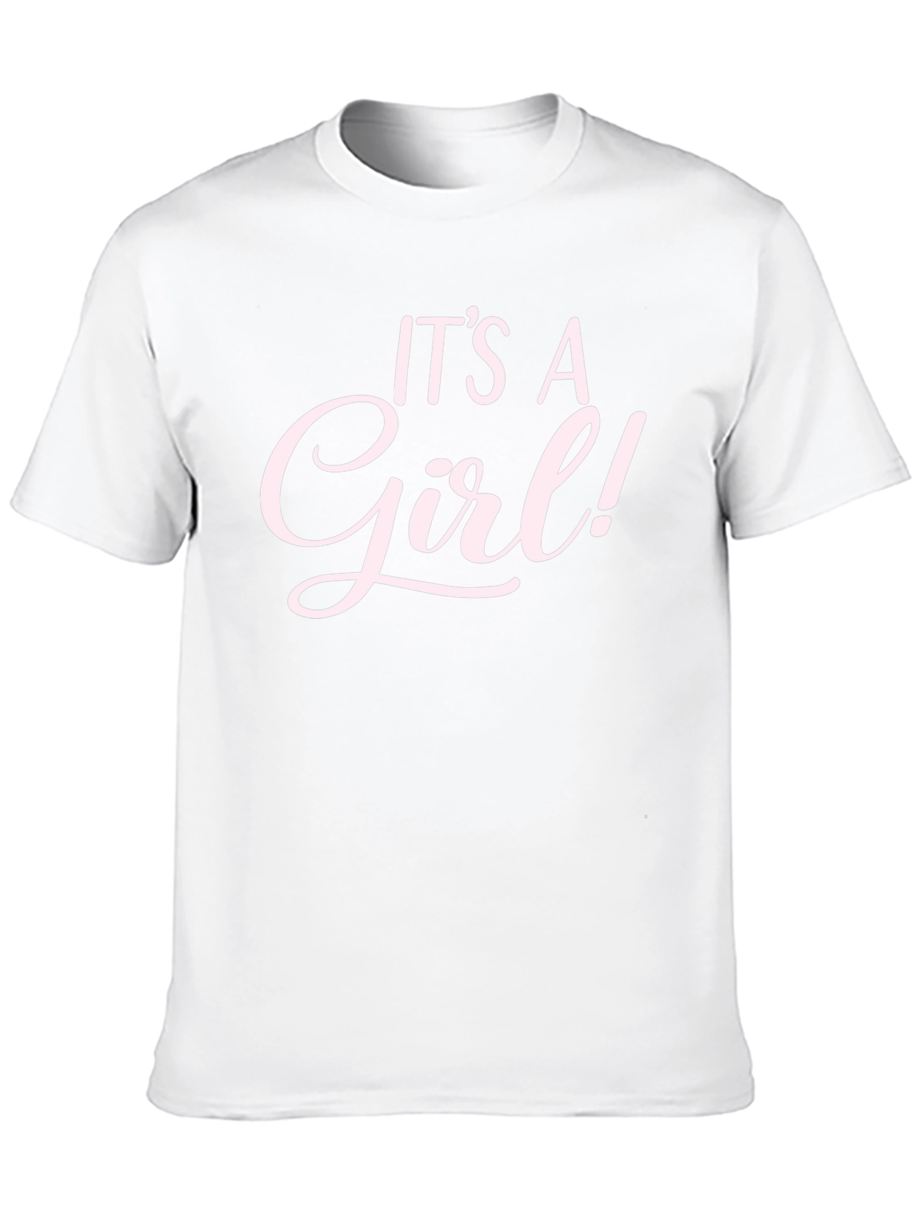 Its a Girl! Baby Shower Tee - Black