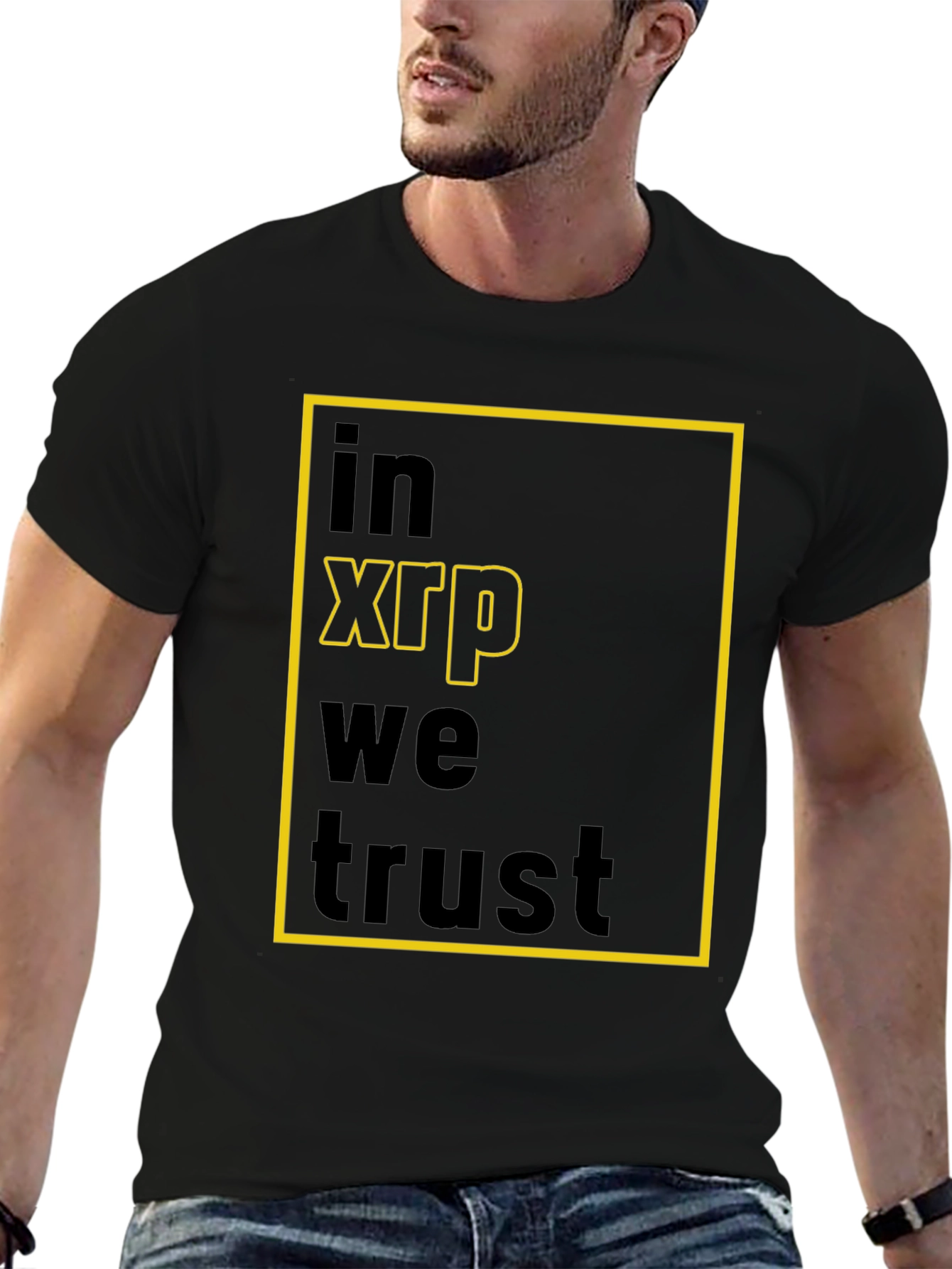 In XRP We Trust Black T-Shirt