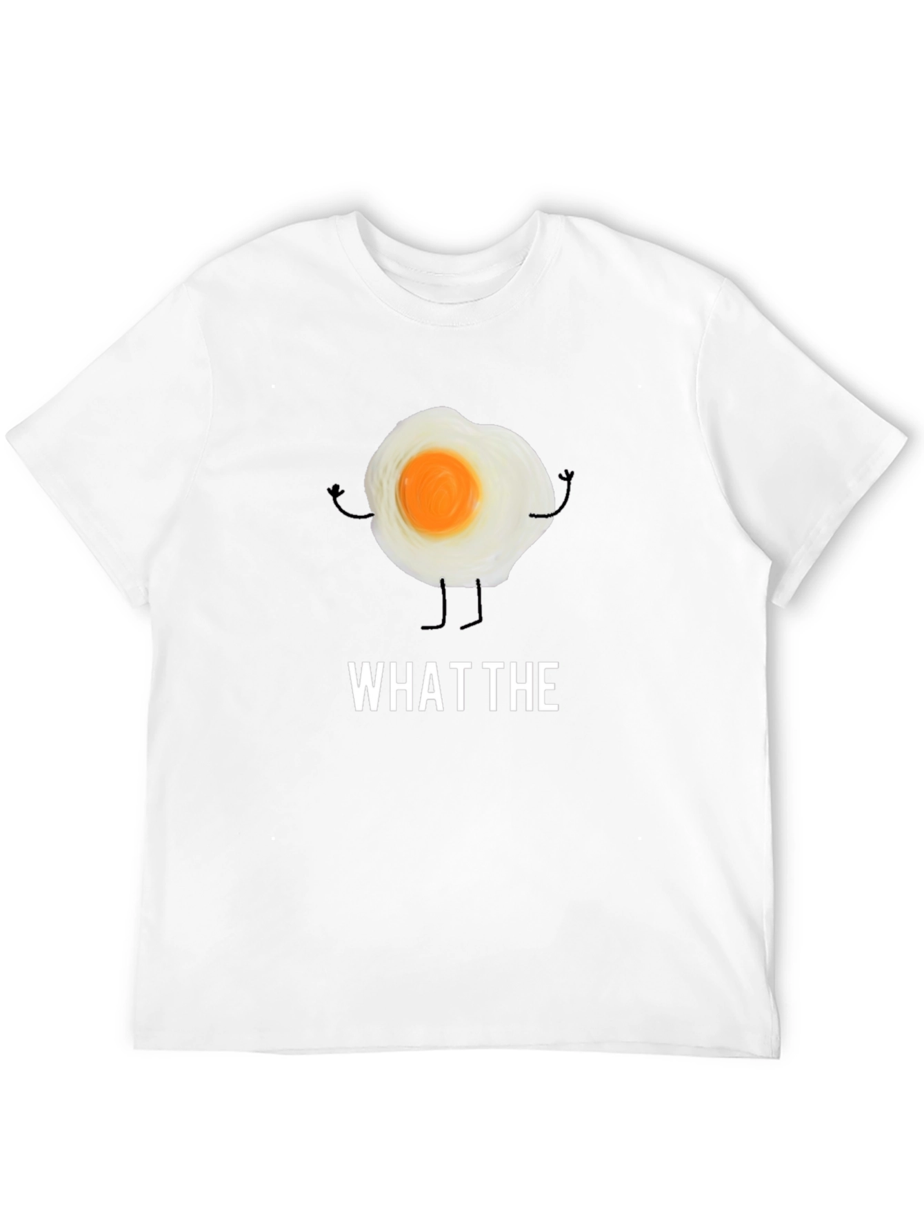 What The Egg Funny T-Shirt - Black