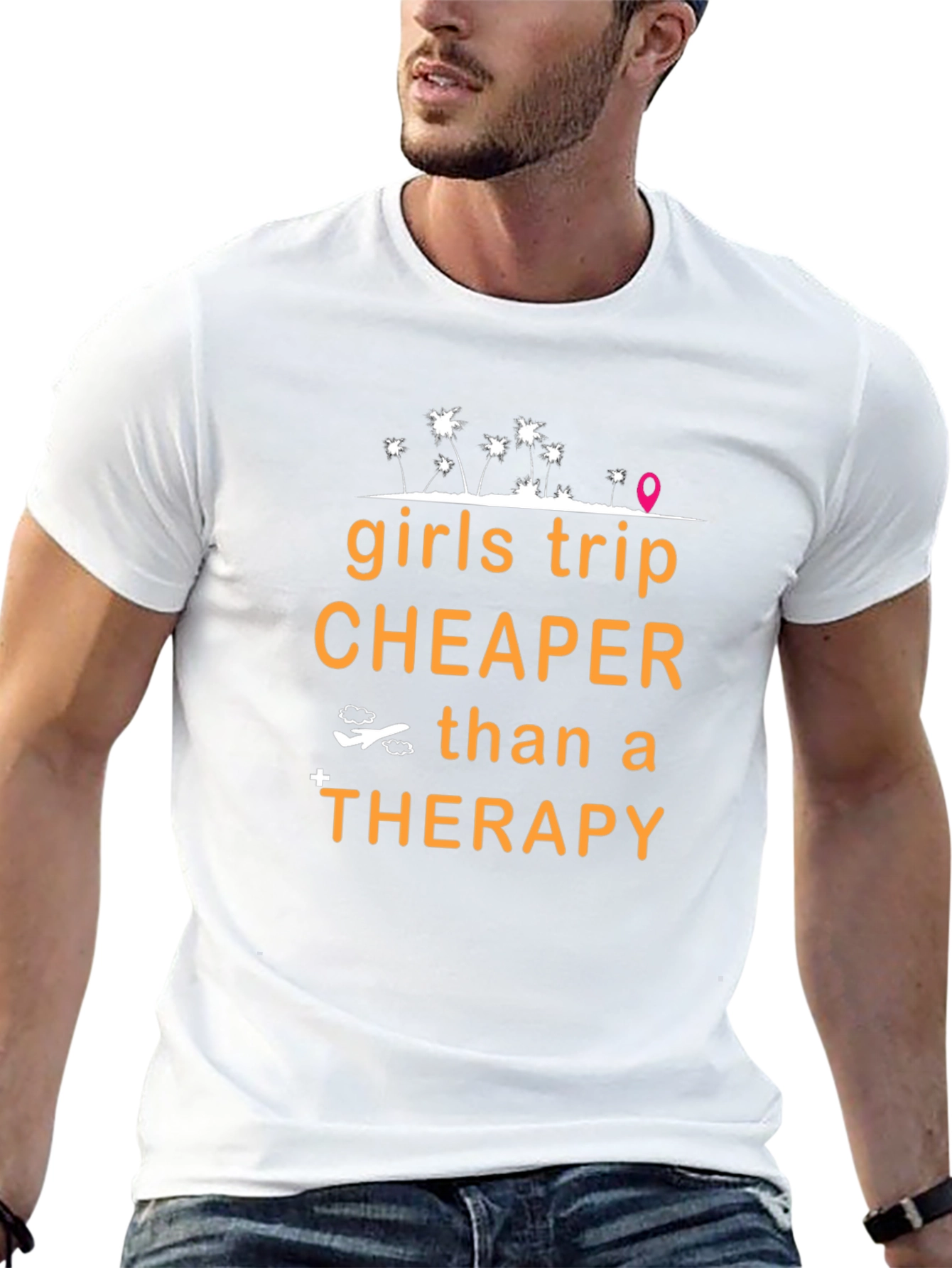 Girls Trip Cheaper Than Therapy Graphic Tee