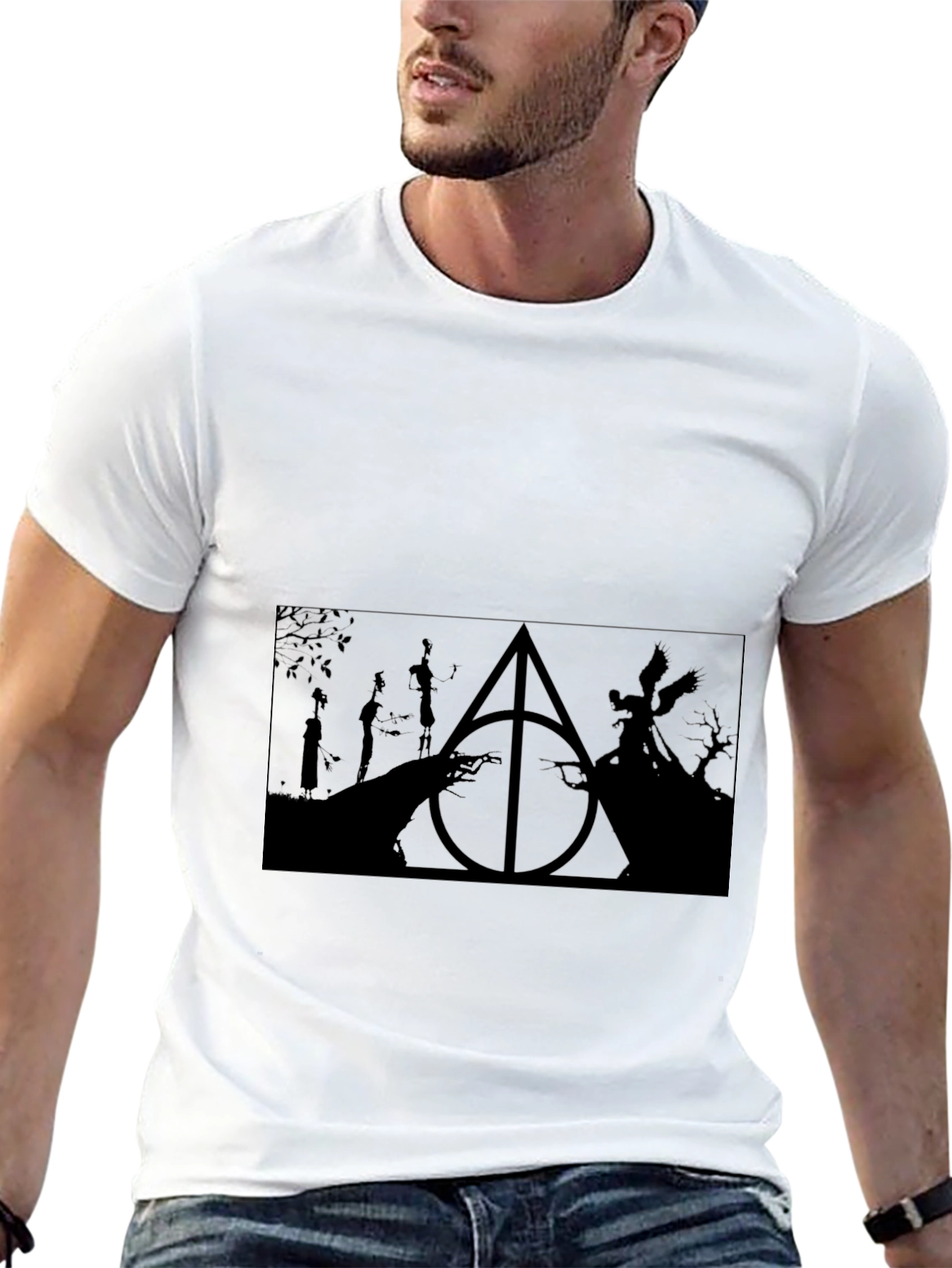 Harry Potter Deathly Hallows Graphic Tee