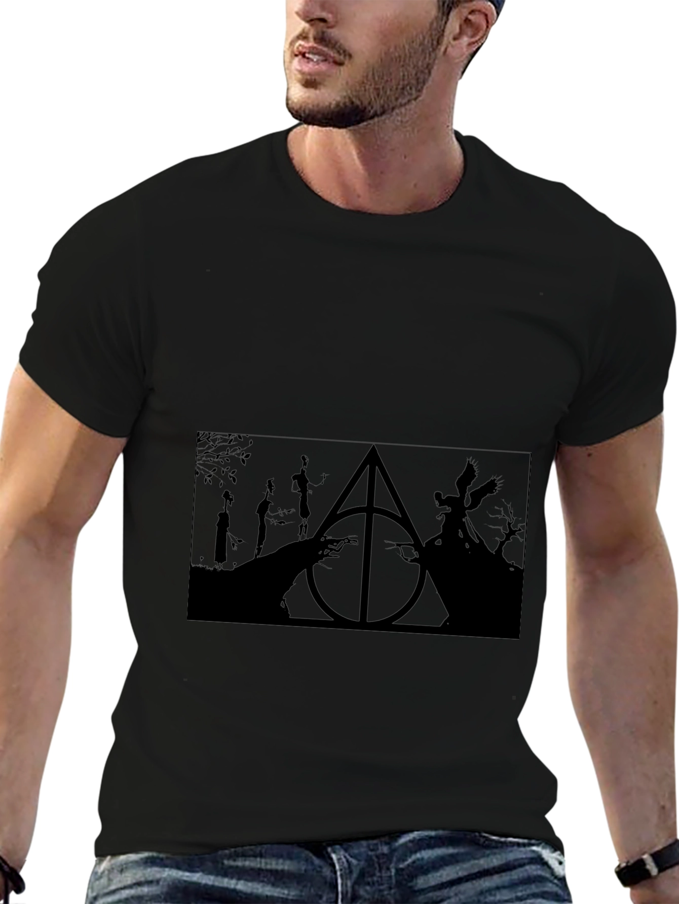Harry Potter Deathly Hallows Graphic Tee