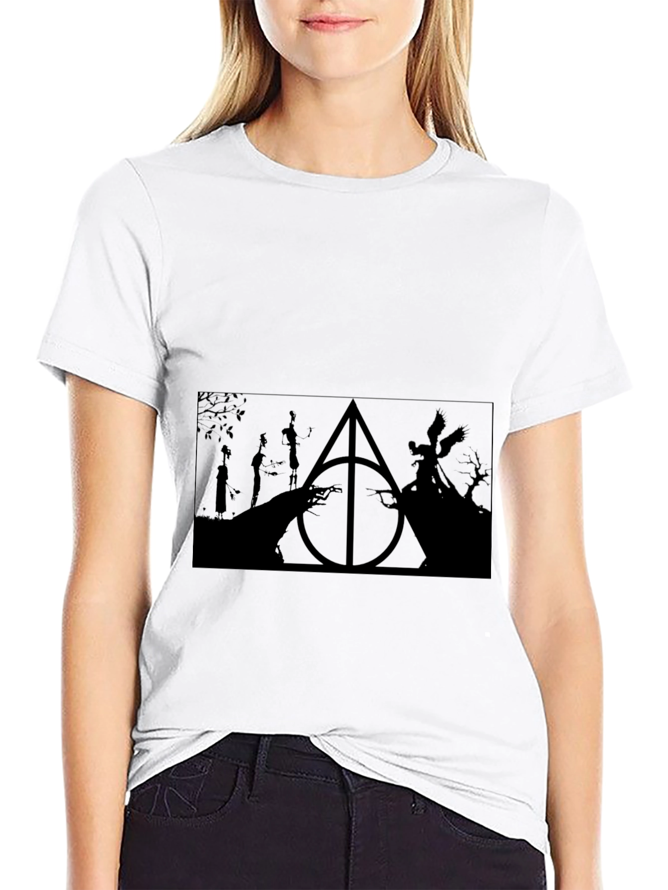 Harry Potter Deathly Hallows Graphic Tee