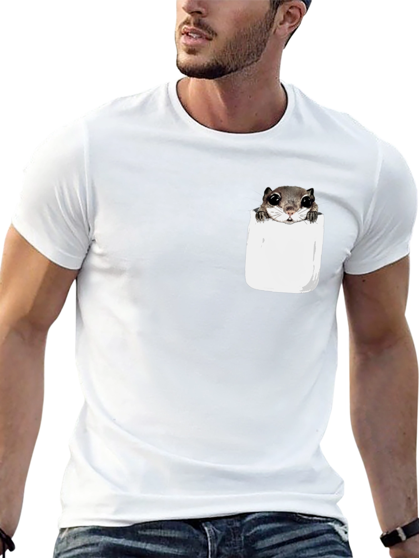 Squirrel Pocket Graphic Tee