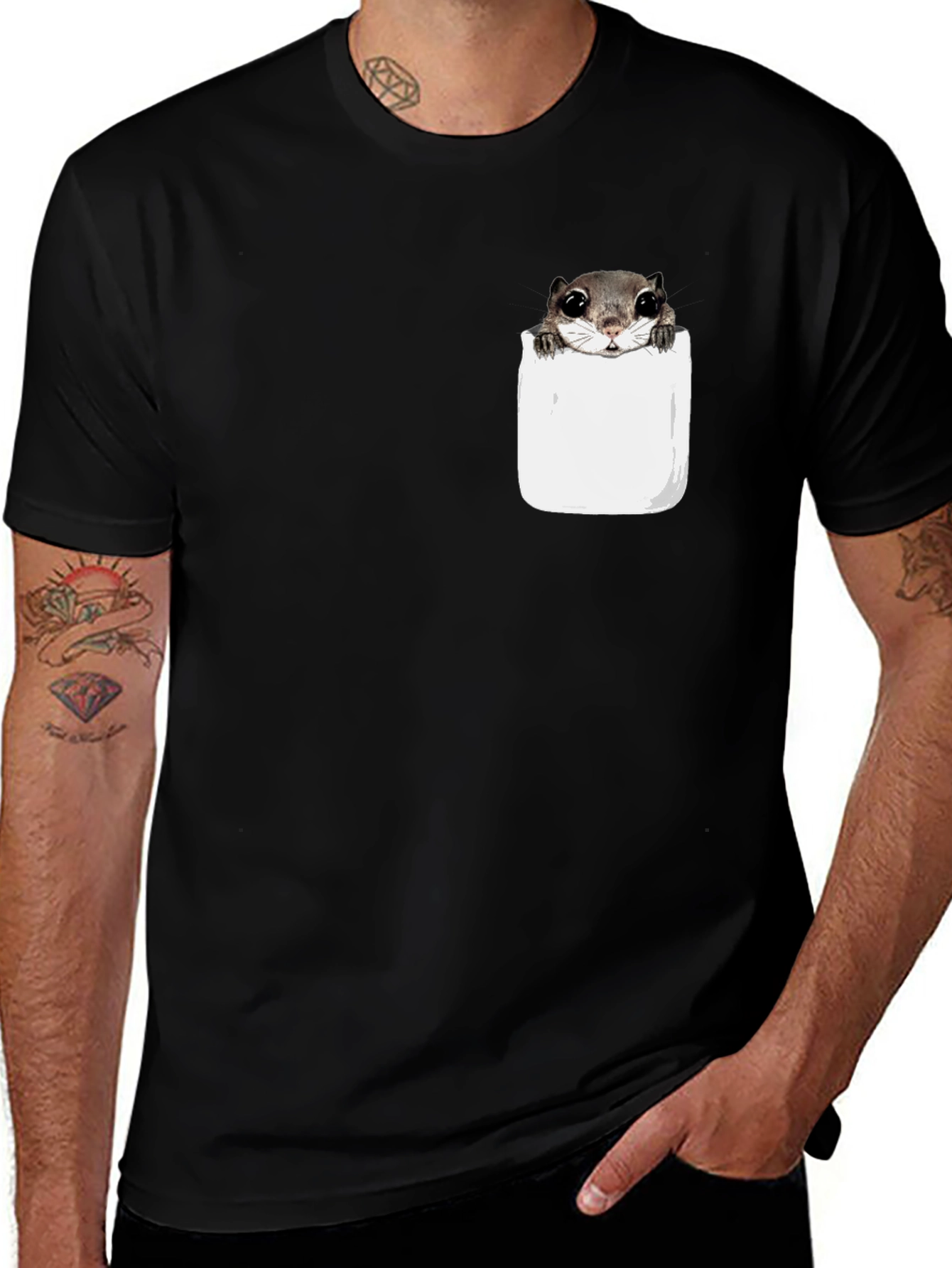 Squirrel Pocket Graphic Tee