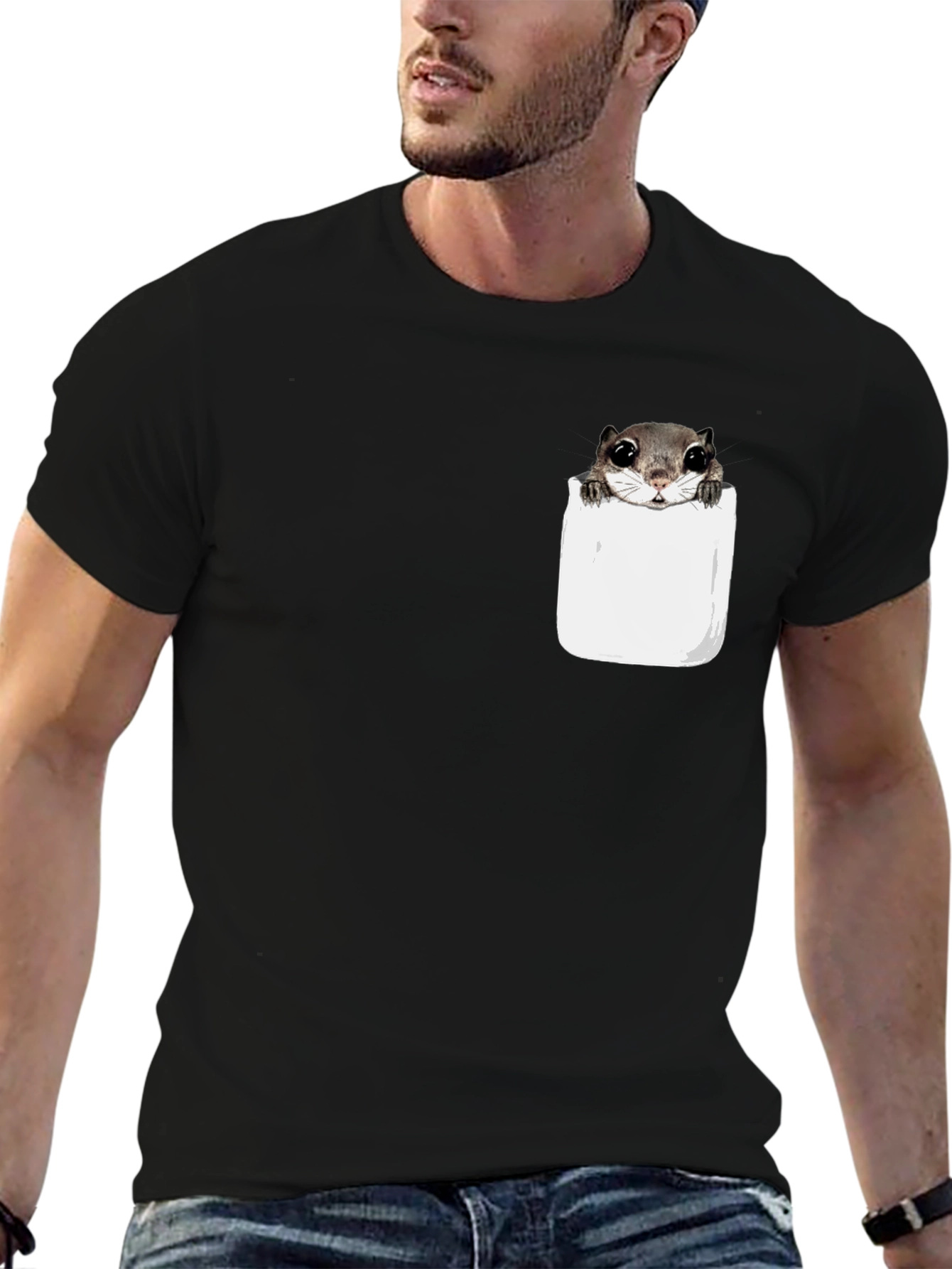 Squirrel Pocket Graphic Tee