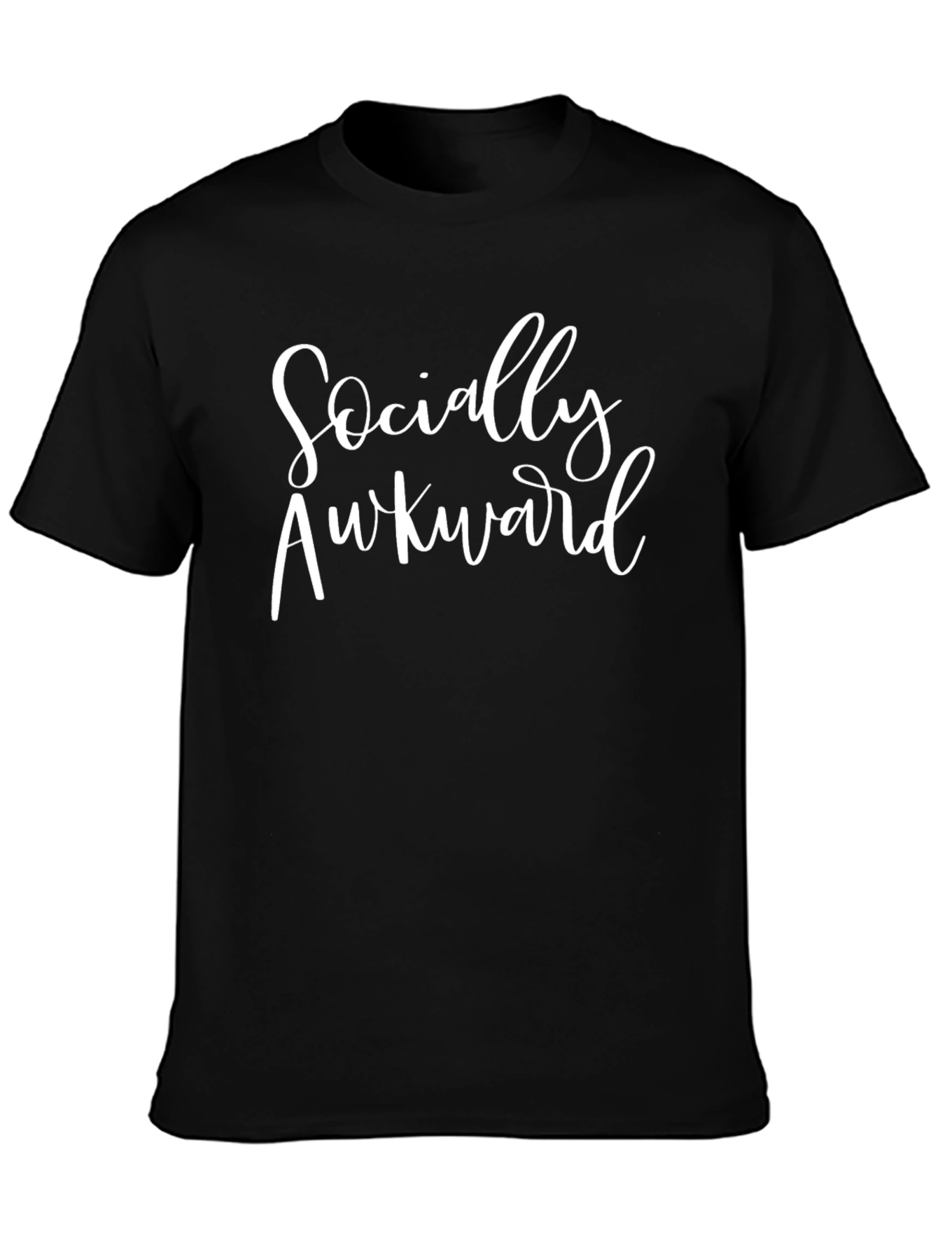 Socially Awkward Graphic T-Shirt - Black