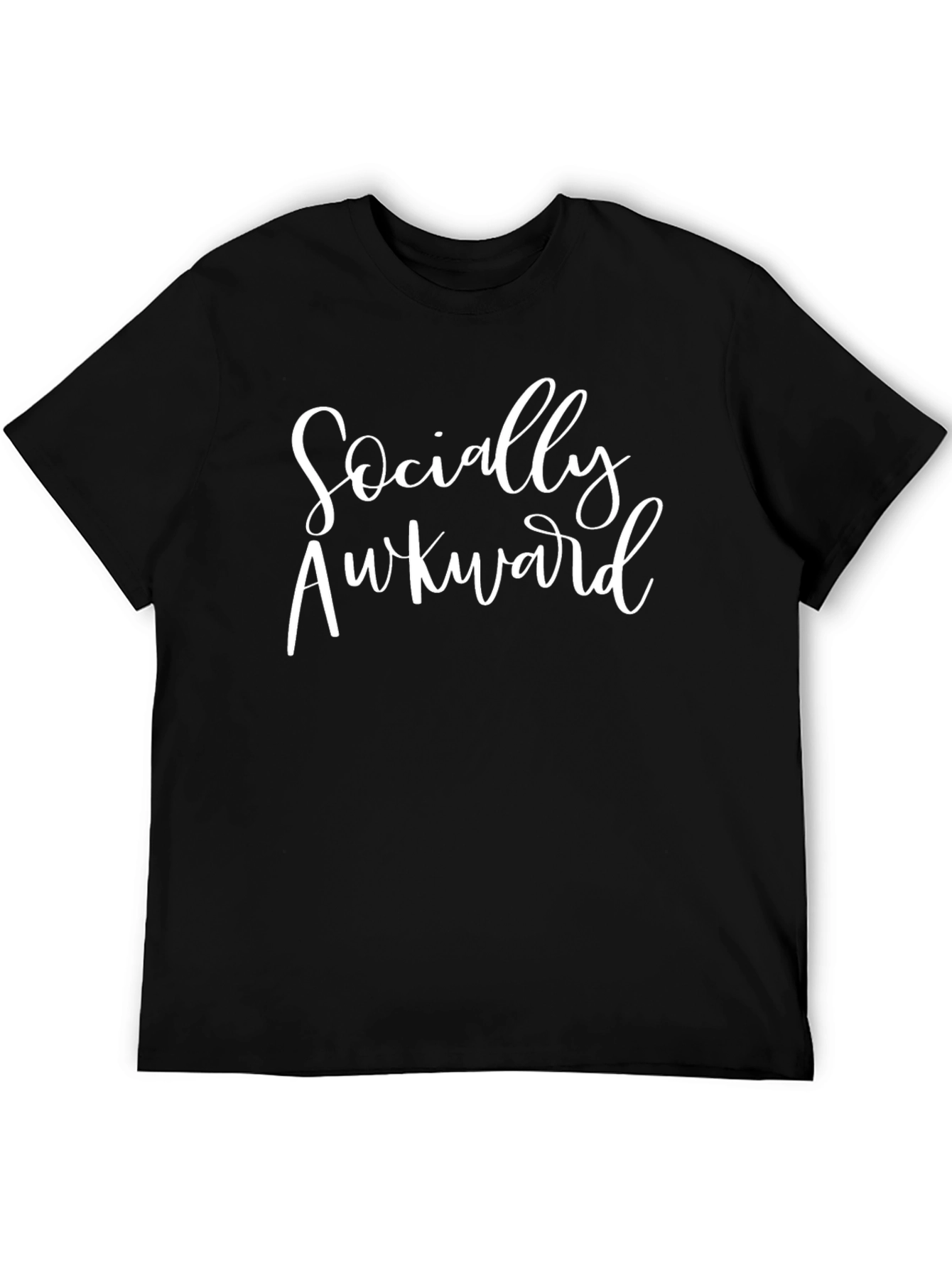 Socially Awkward Graphic T-Shirt - Black