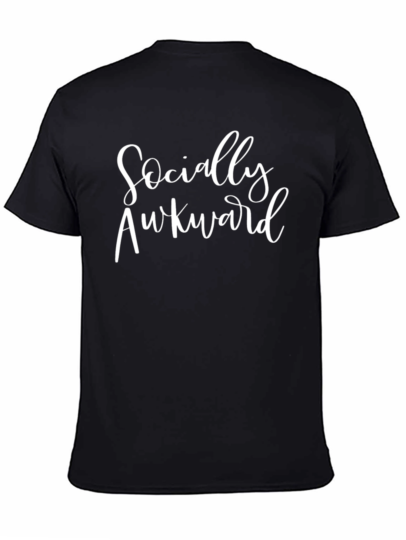 Socially Awkward Graphic T-Shirt - Black