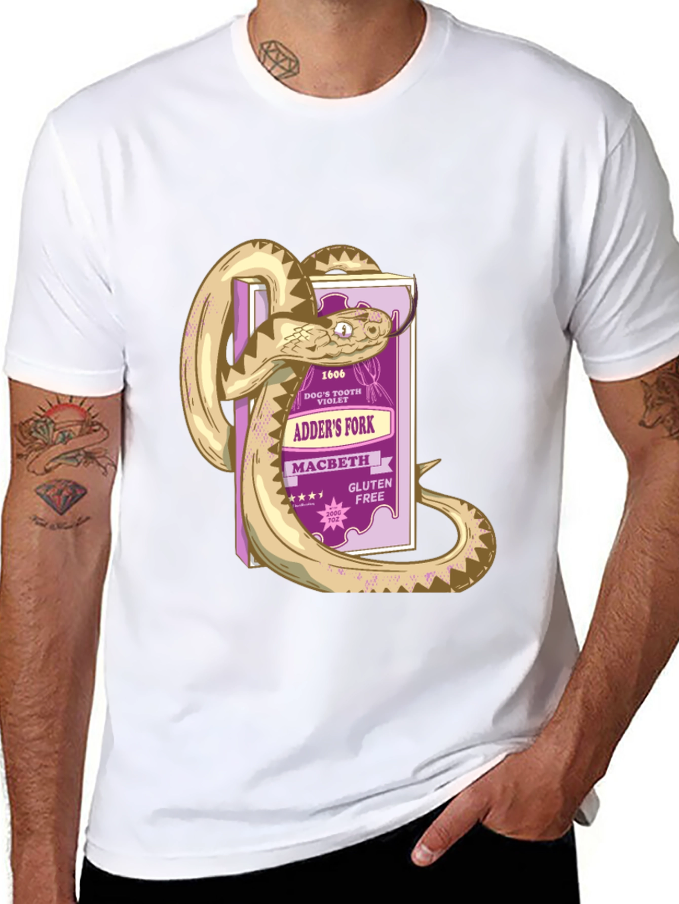 Adders Fork T-Shirt - Macbeth Inspired Graphic Tee