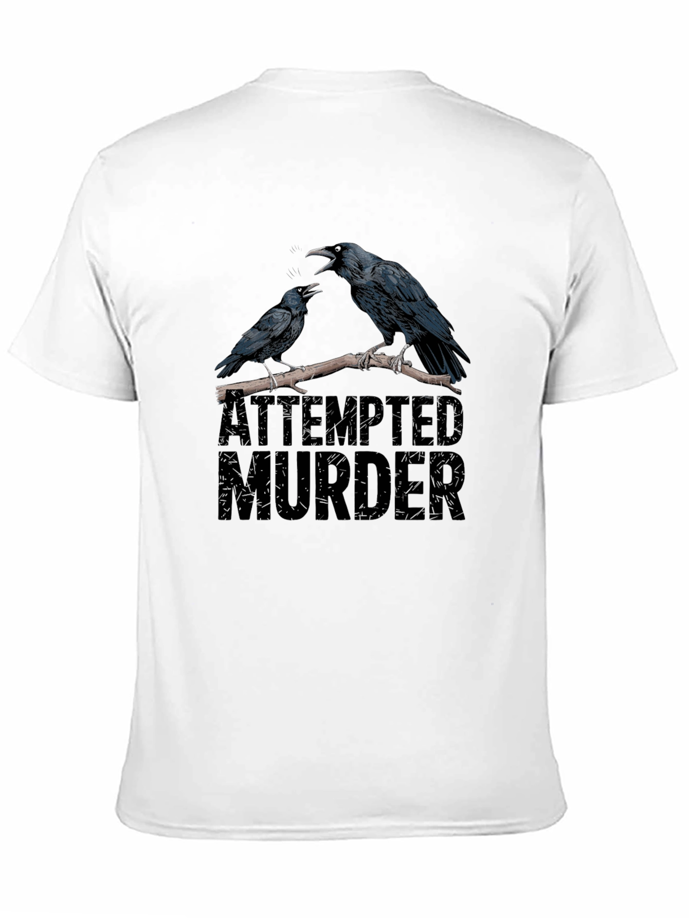 Attempted Murder Raven Graphic Tee