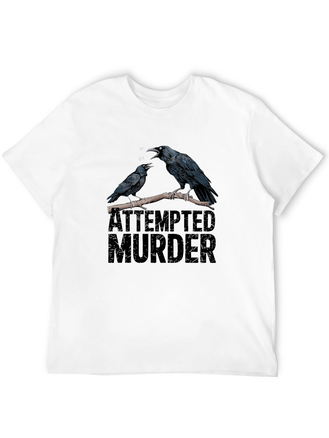 Attempted Murder Raven Graphic Tee