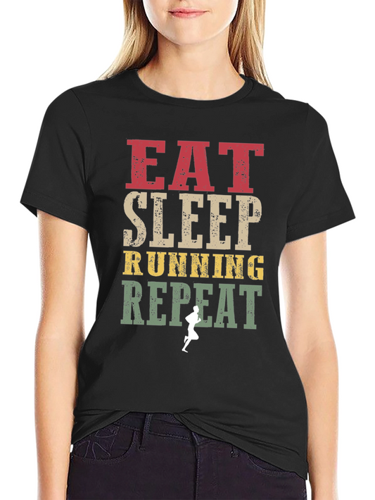 Eat Sleep Running Repeat T-Shirt | Unisex