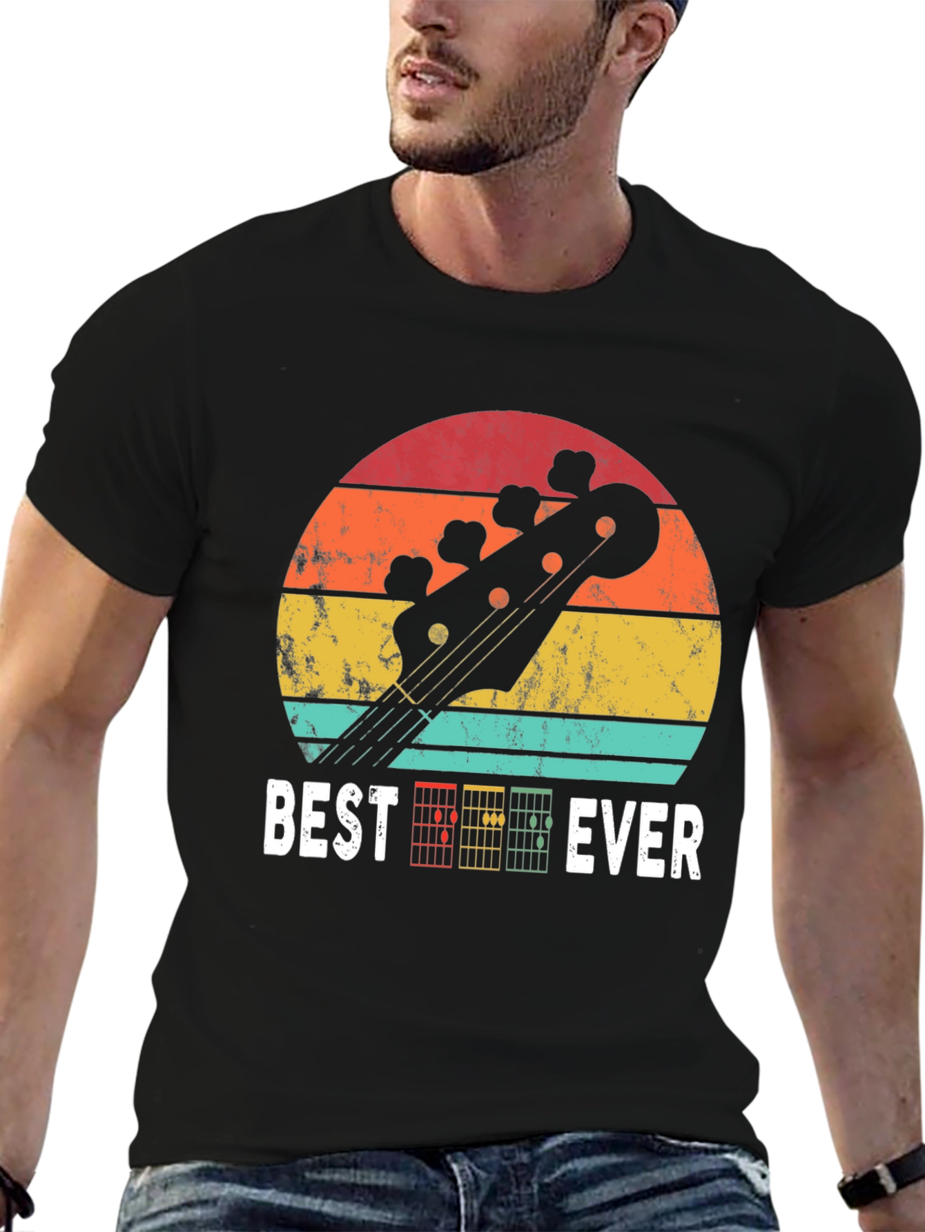 Best Guitar Ever T-Shirt - Retro Music Lover Tee