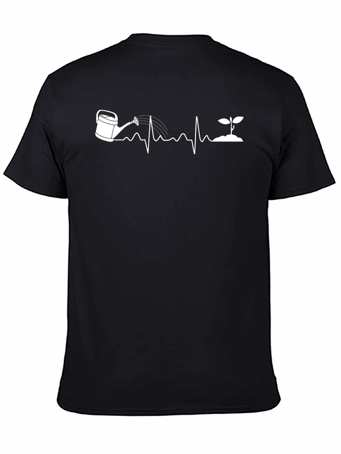 Gardener Heartbeat T-Shirt - Black