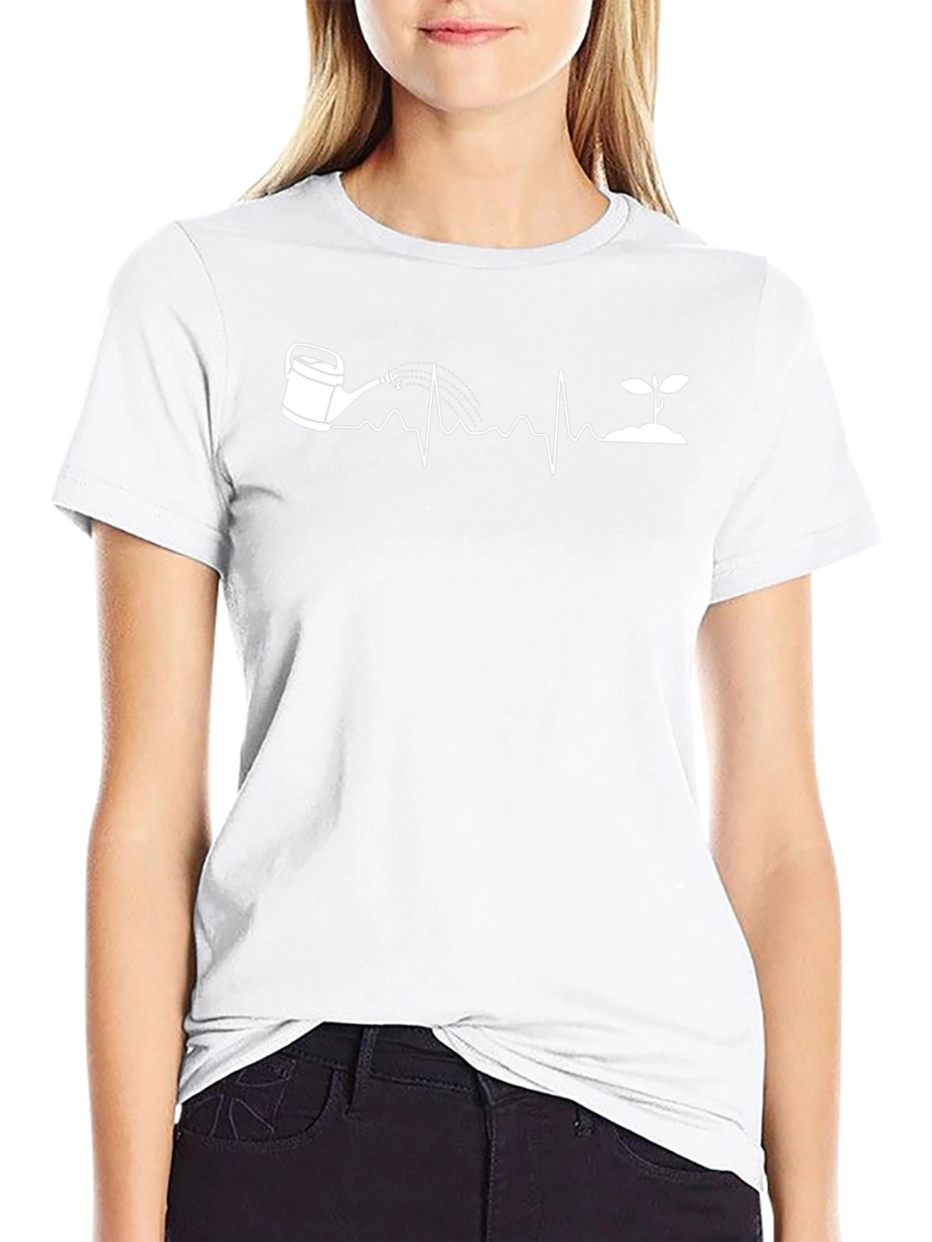 Gardener Heartbeat T-Shirt - Black