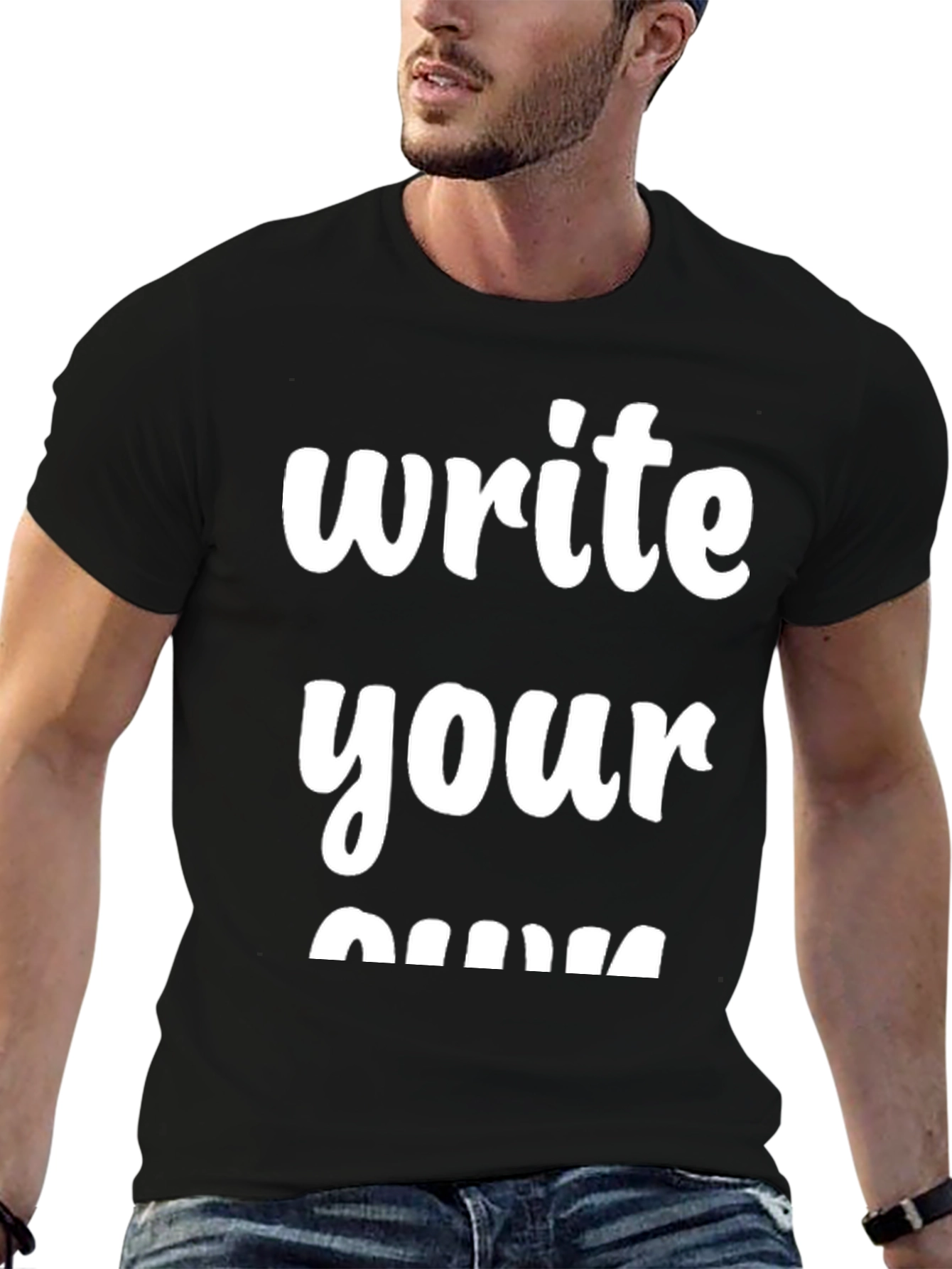 Write Your Own Black T-Shirt
