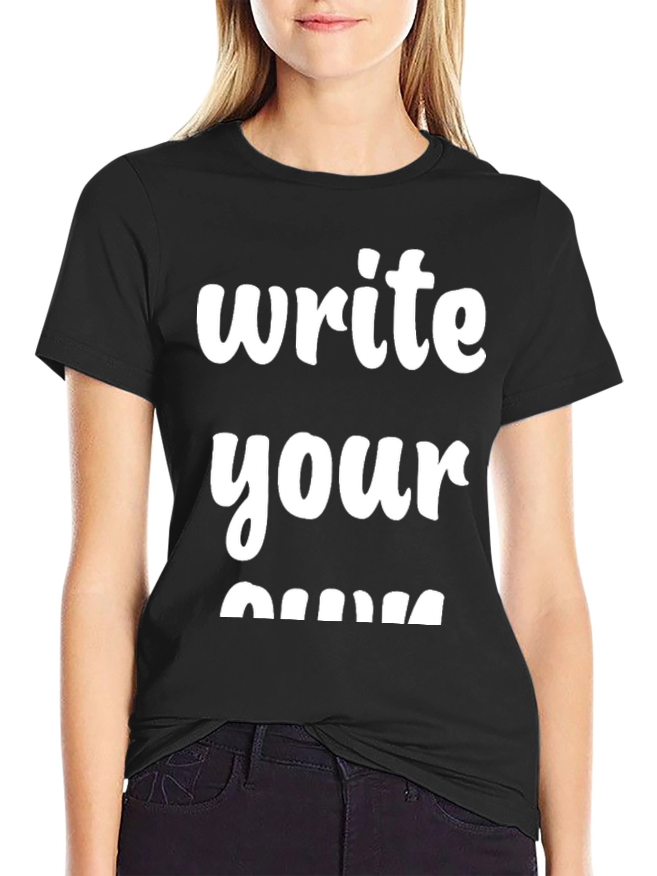 Write Your Own Black T-Shirt