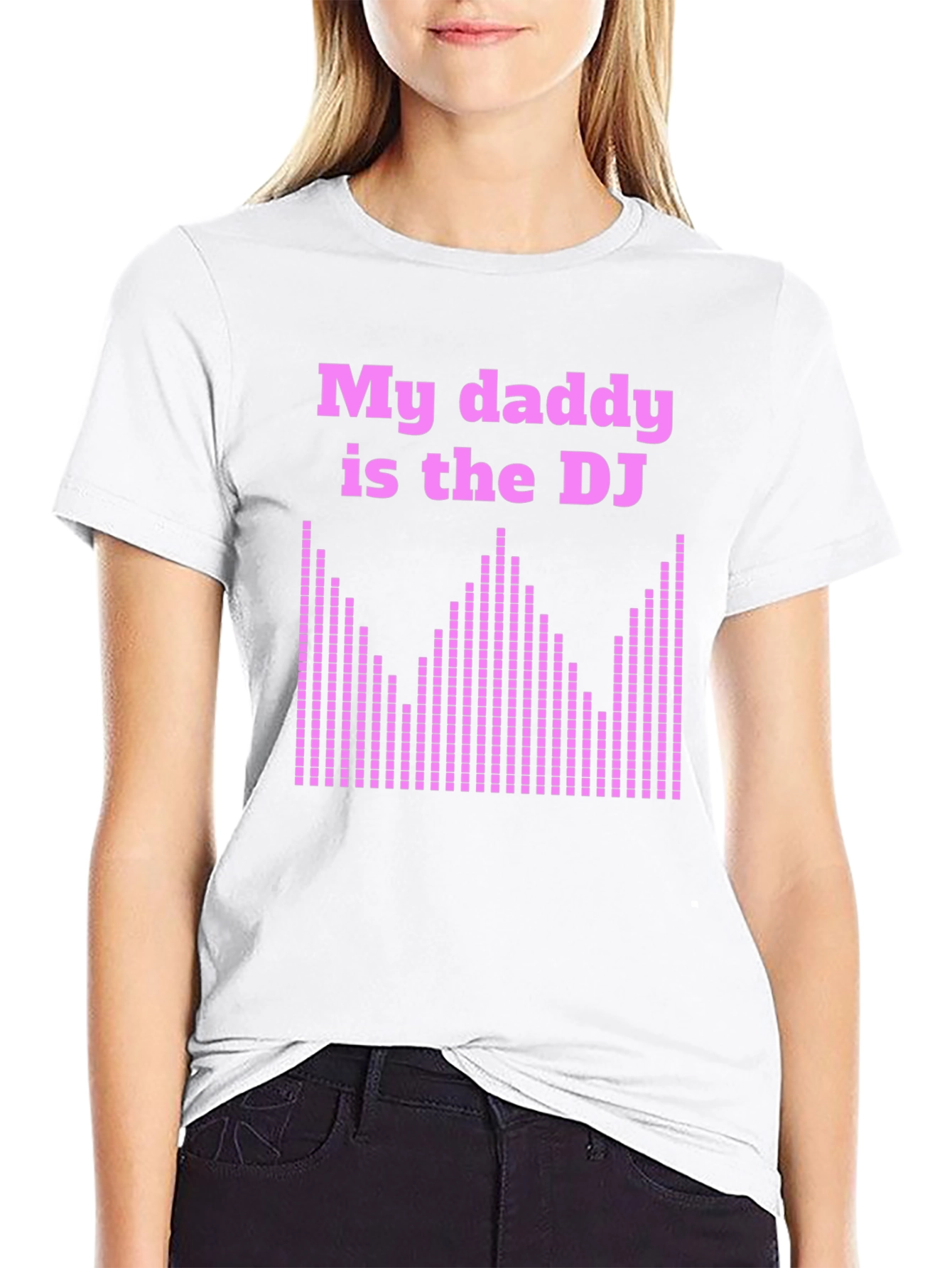 My Daddy is the DJ Black T-Shirt