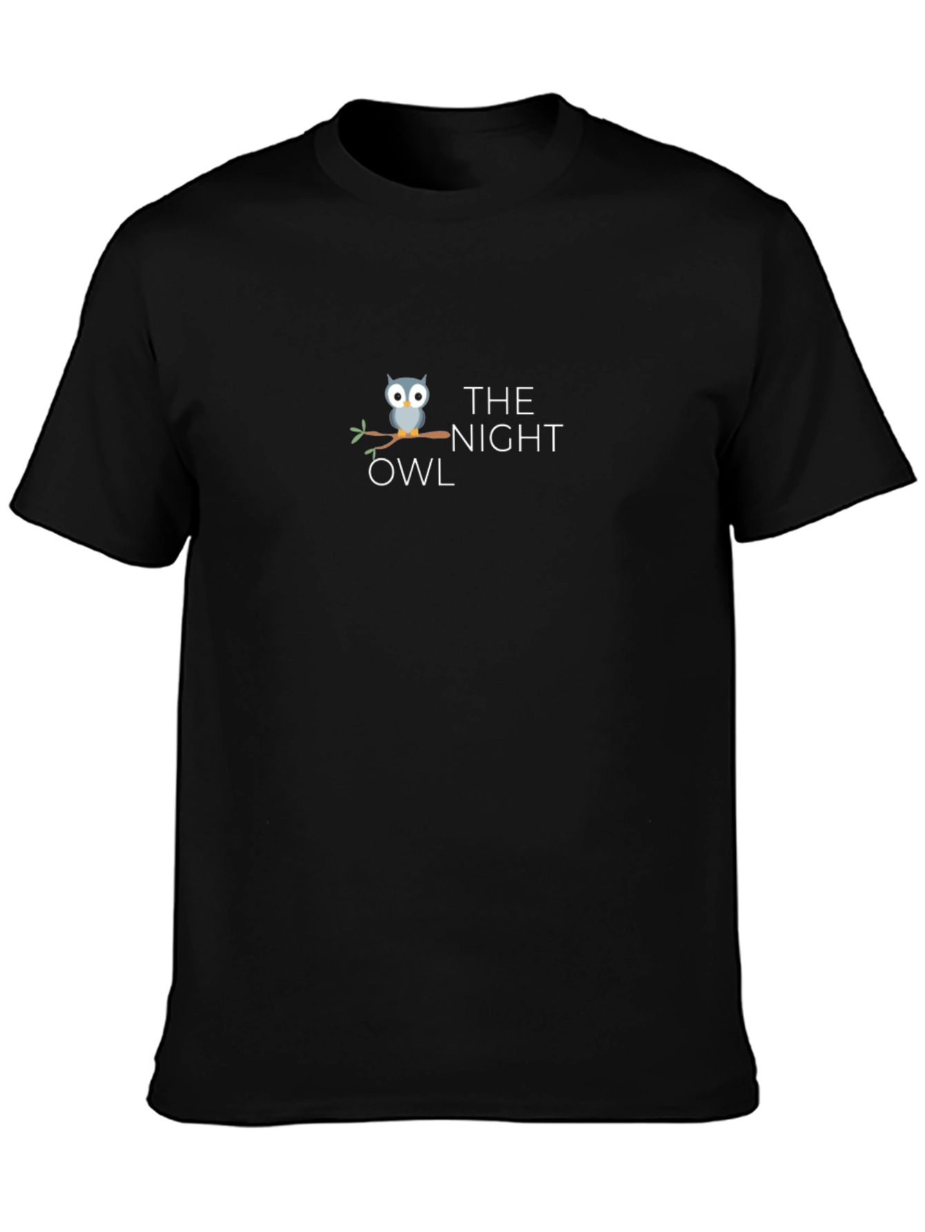 The Night Owl Graphic Tee - Black
