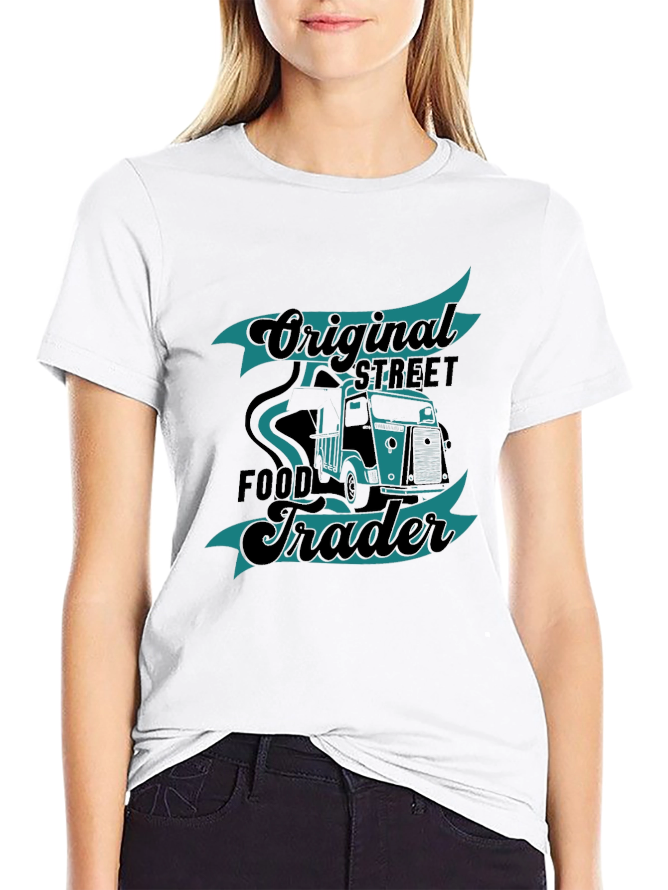 Original Street Food Trader Black T-Shirt