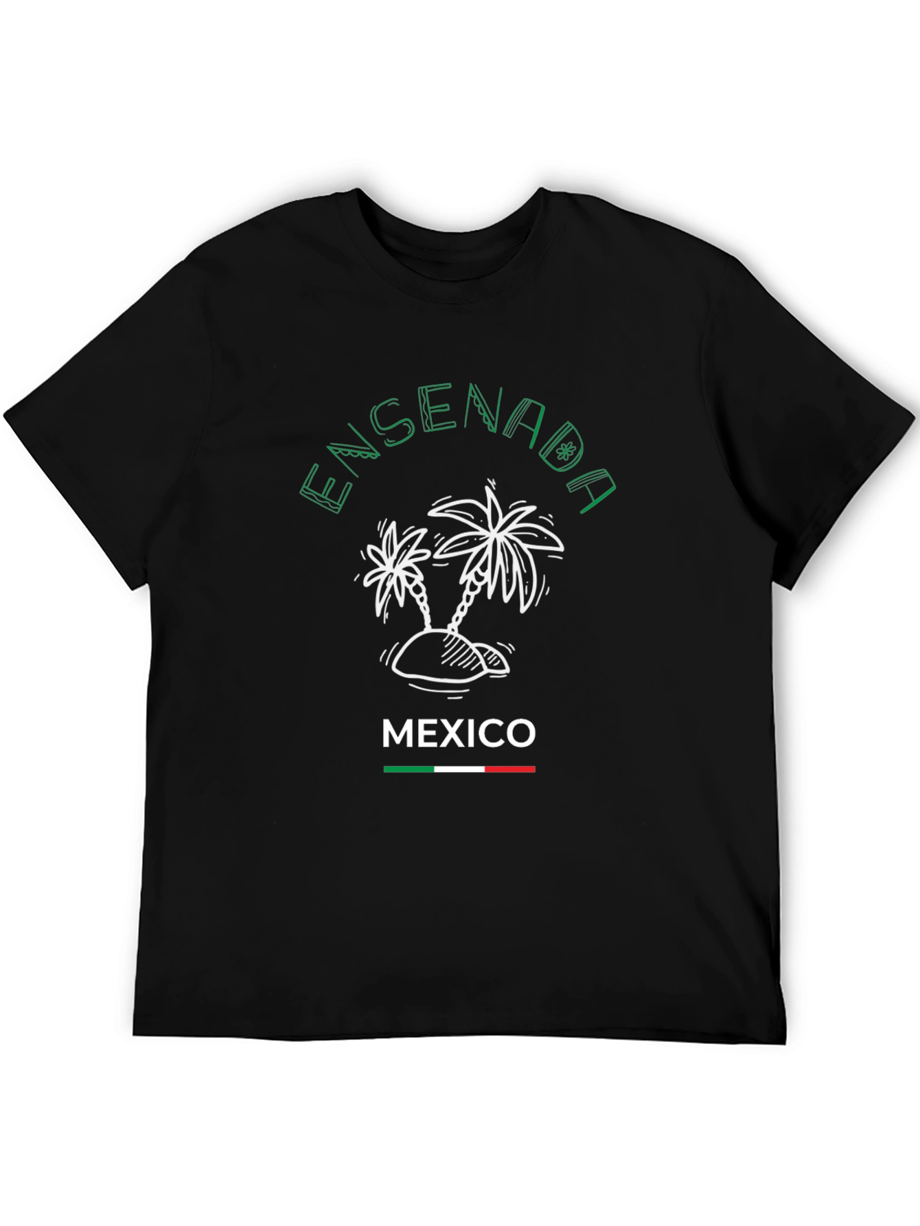 Ensenada Mexico Palm Tree Graphic T-Shirt